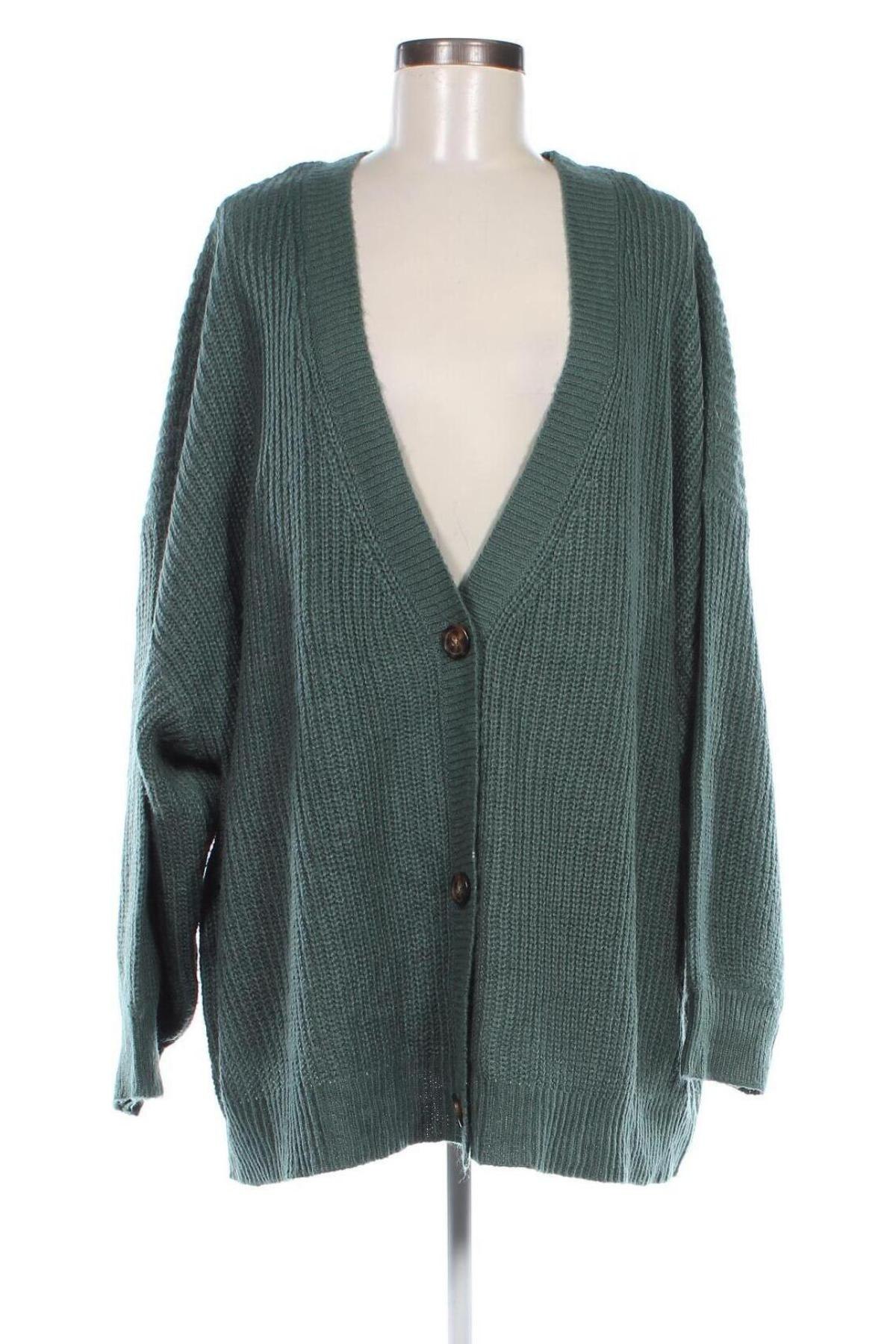 Cardigan de damă Zizzi, Mărime XL, Culoare Verde, Preț 63,99 Lei