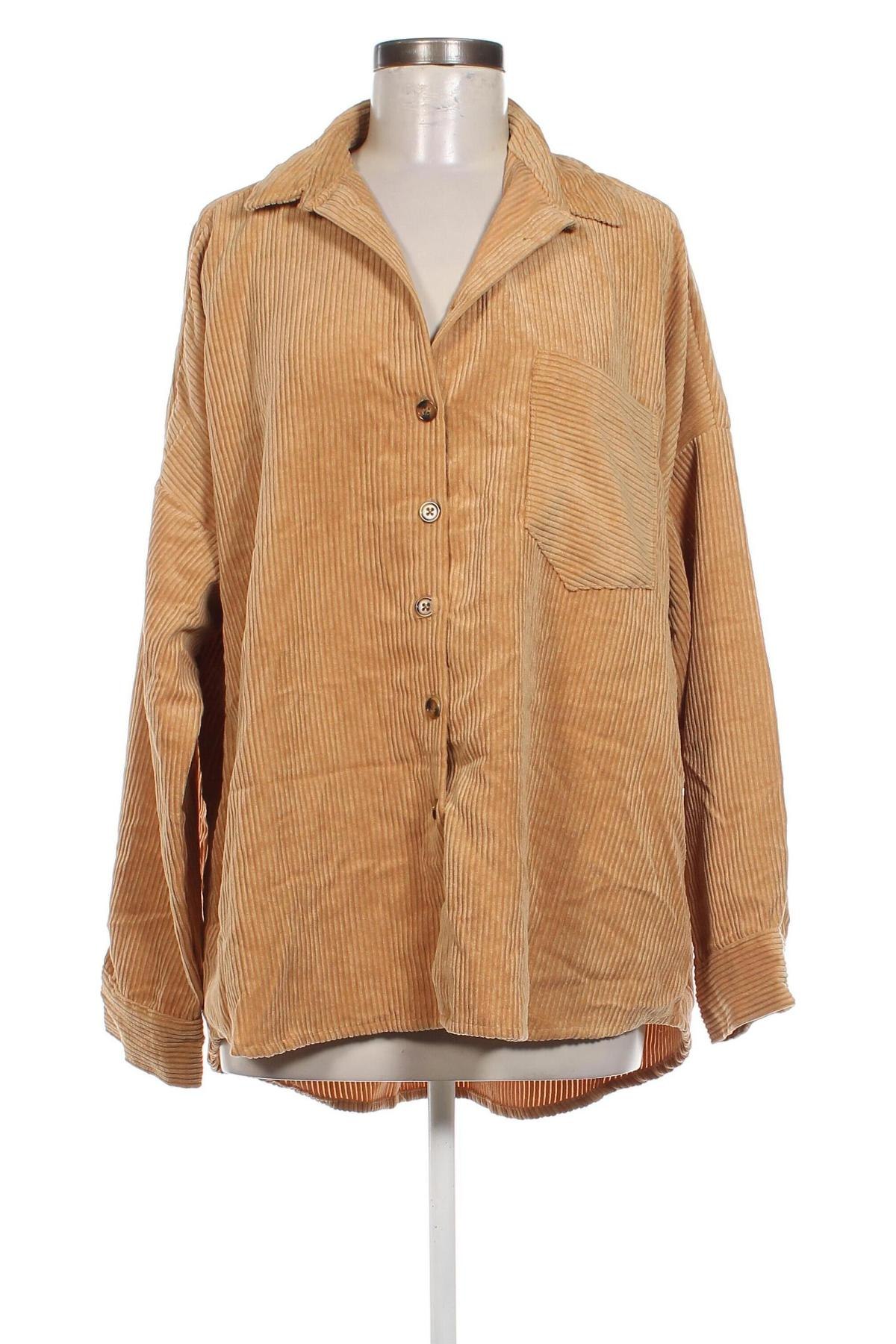 Damenbluse Forever 21, Größe L, Farbe Beige, Preis 7,49 €