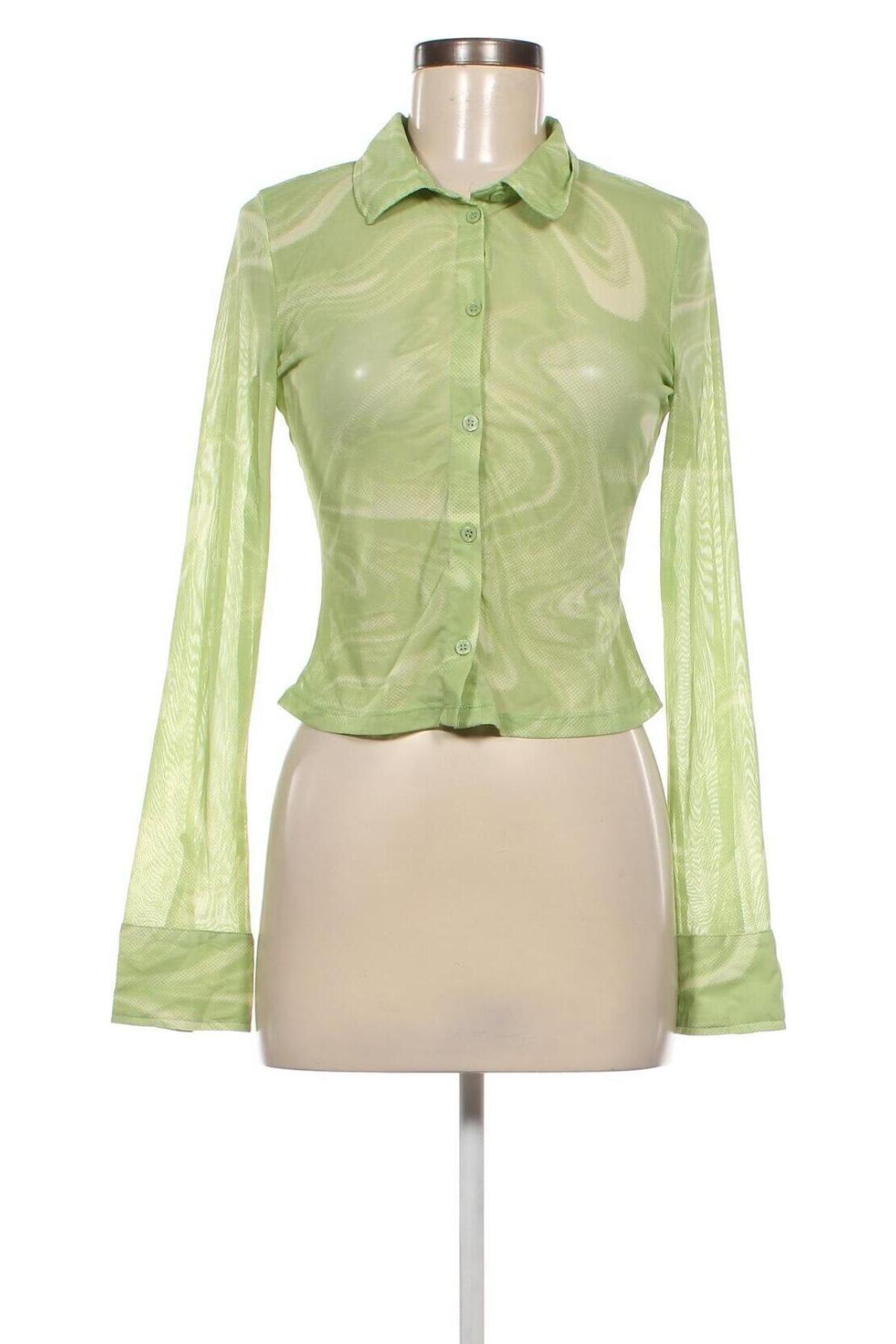 Cămașă de femei H&M Divided, Mărime M, Culoare Verde, Preț 29,99 Lei