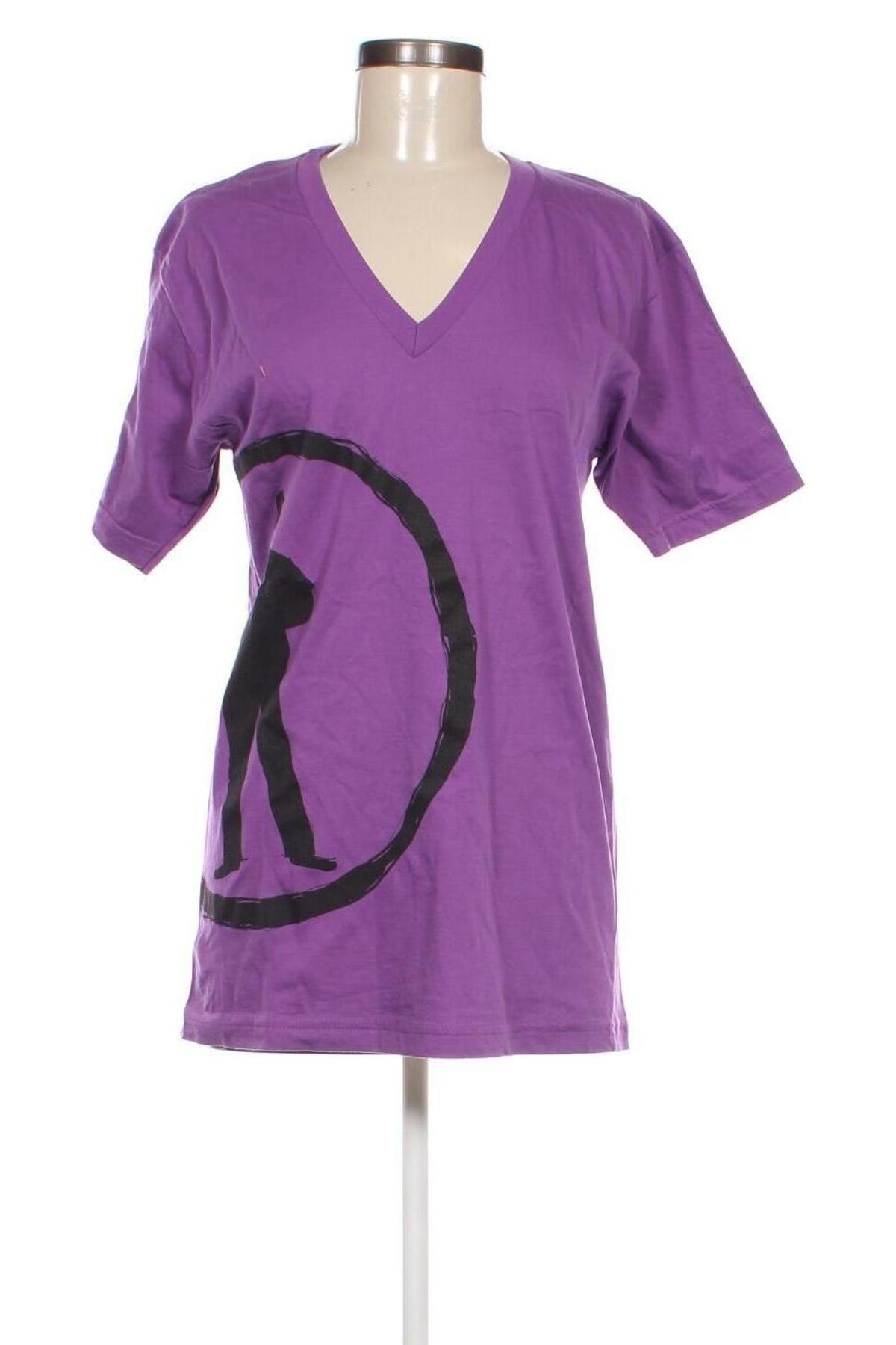 Damen T-Shirt American Apparel, Größe M, Farbe Lila, Preis € 6,99