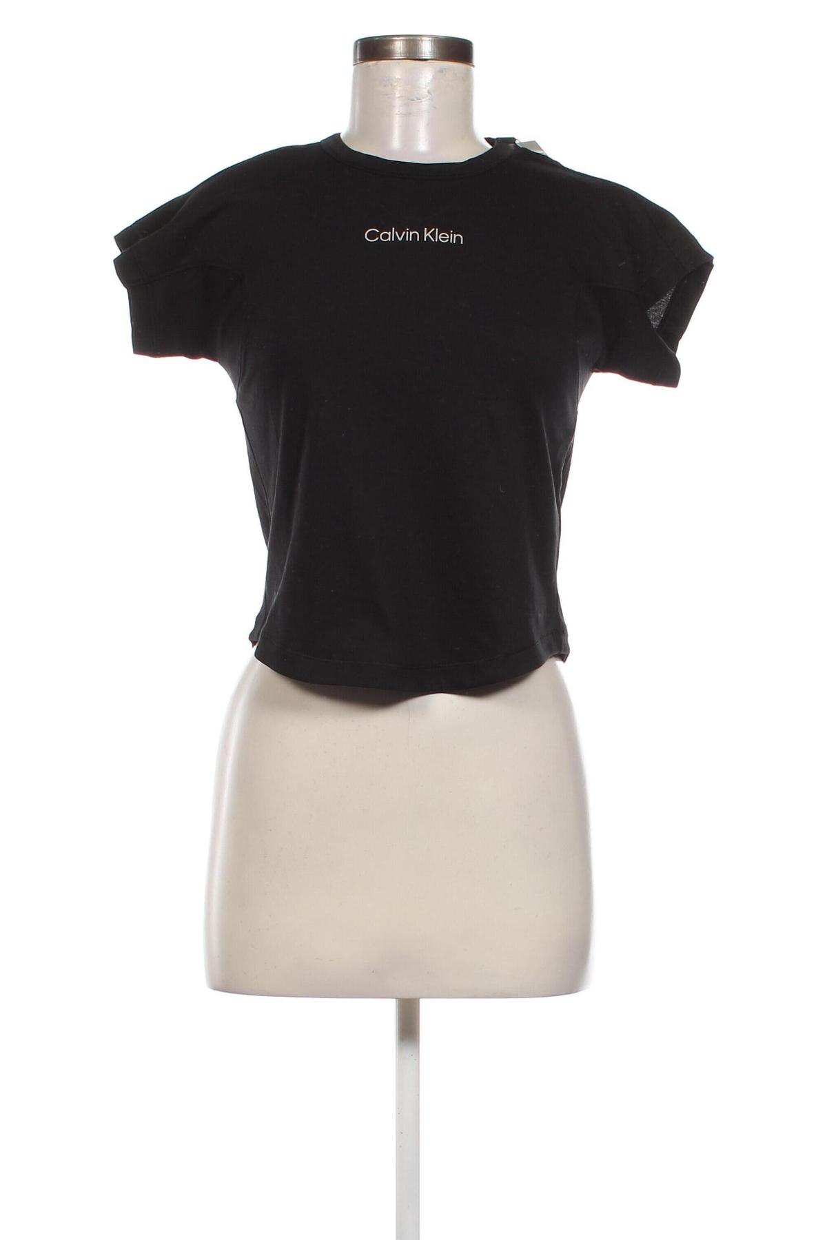 Damski T-shirt Calvin Klein, Rozmiar S, Kolor Czarny, Cena 262,99 zł