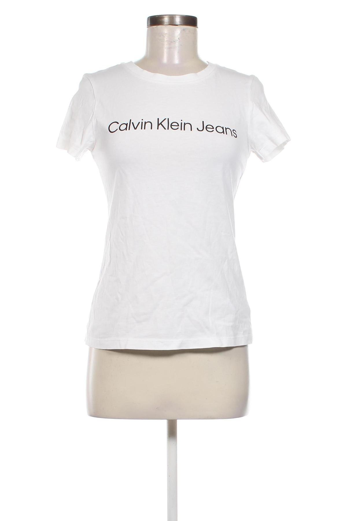 Dámske tričko Calvin Klein Jeans, Veľkosť S, Farba Biela, Cena  23,95 €