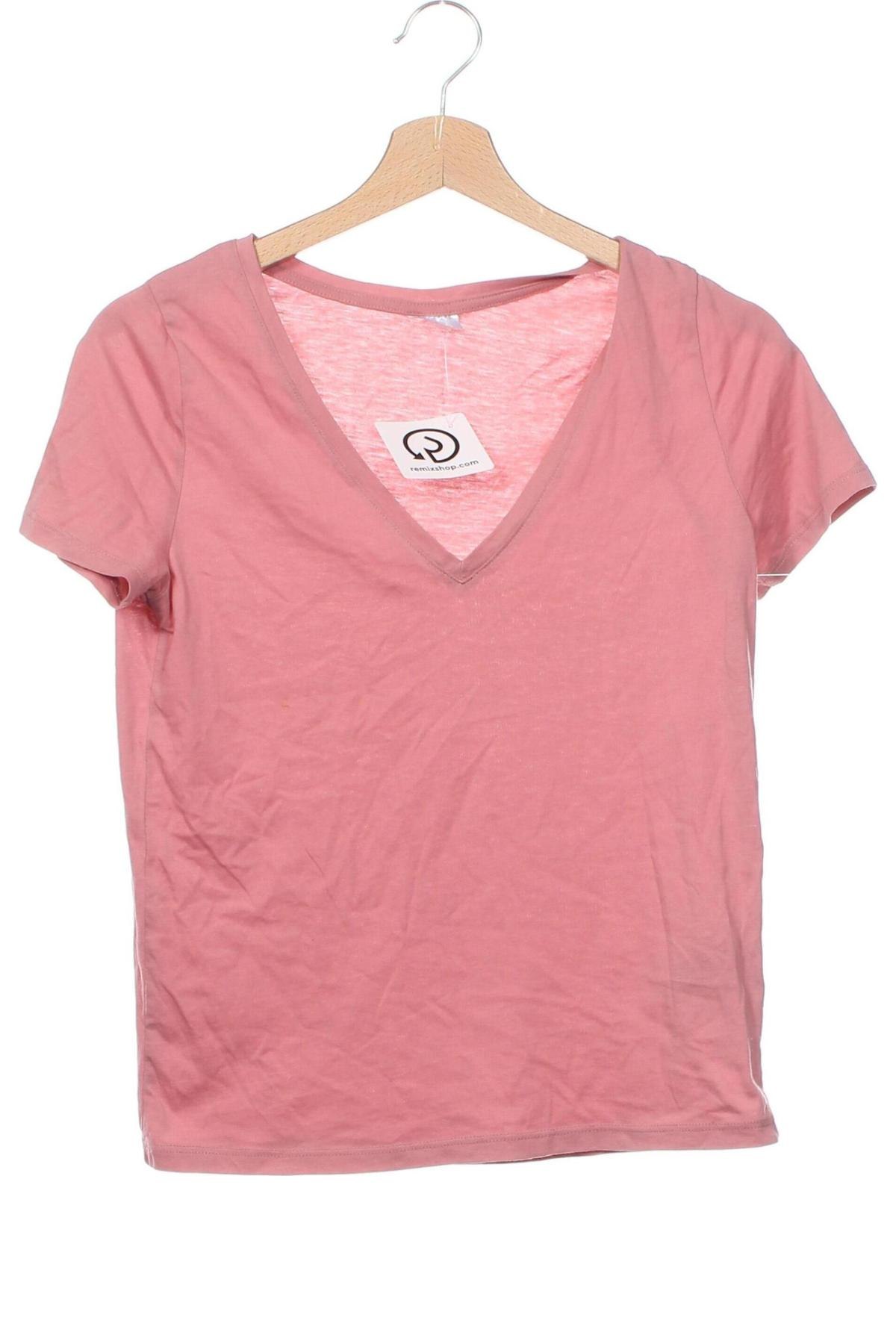 Damen T-Shirt H&M, Größe XS, Farbe Rosa, Preis € 4,99