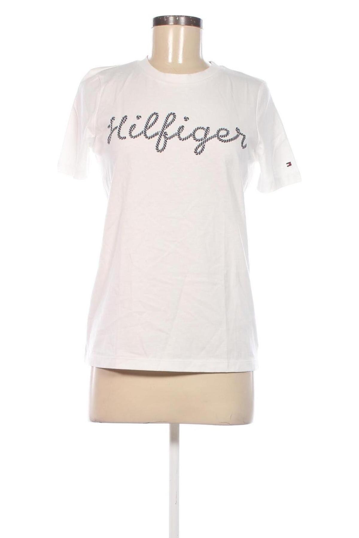 Γυναικείο t-shirt Tommy Hilfiger, Μέγεθος XS, Χρώμα Λευκό, Τιμή 47,99 €