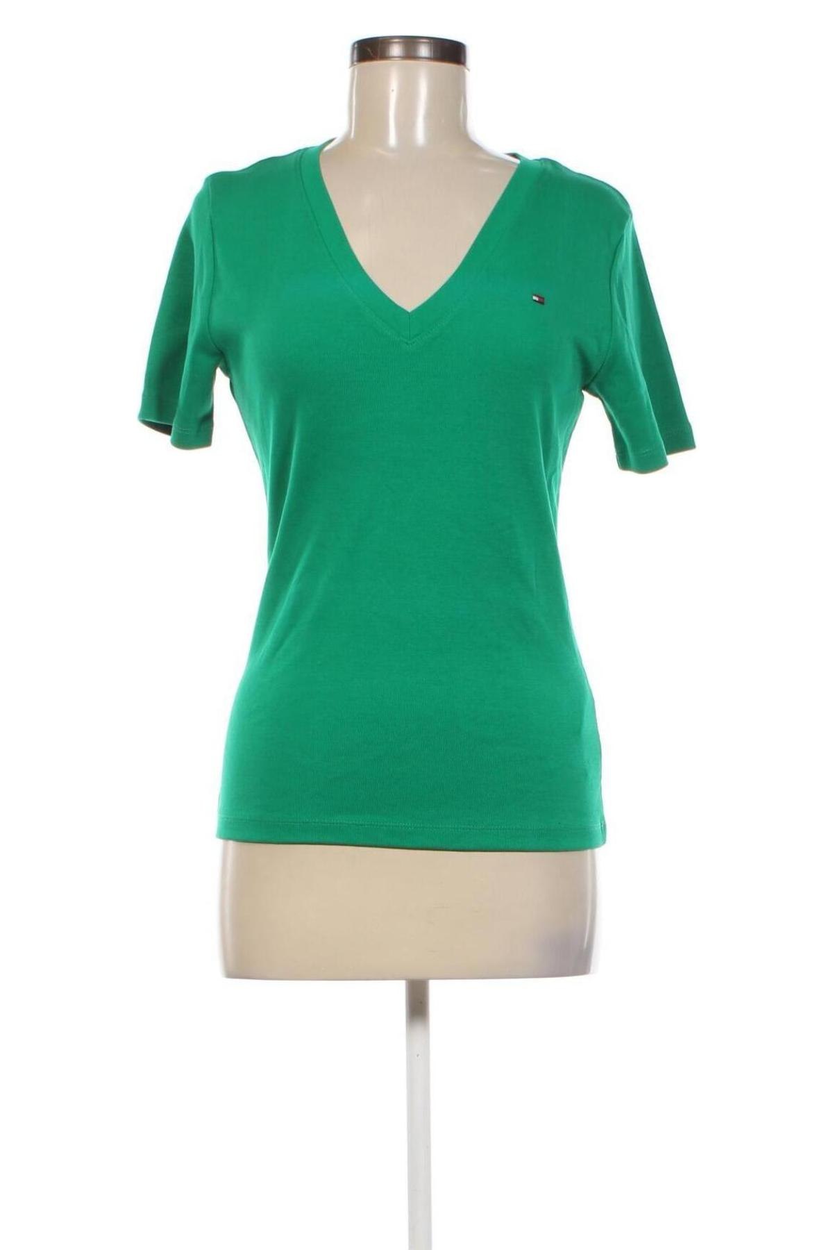 Tricou de femei Tommy Hilfiger, Mărime M, Culoare Verde, Preț 161,99 Lei