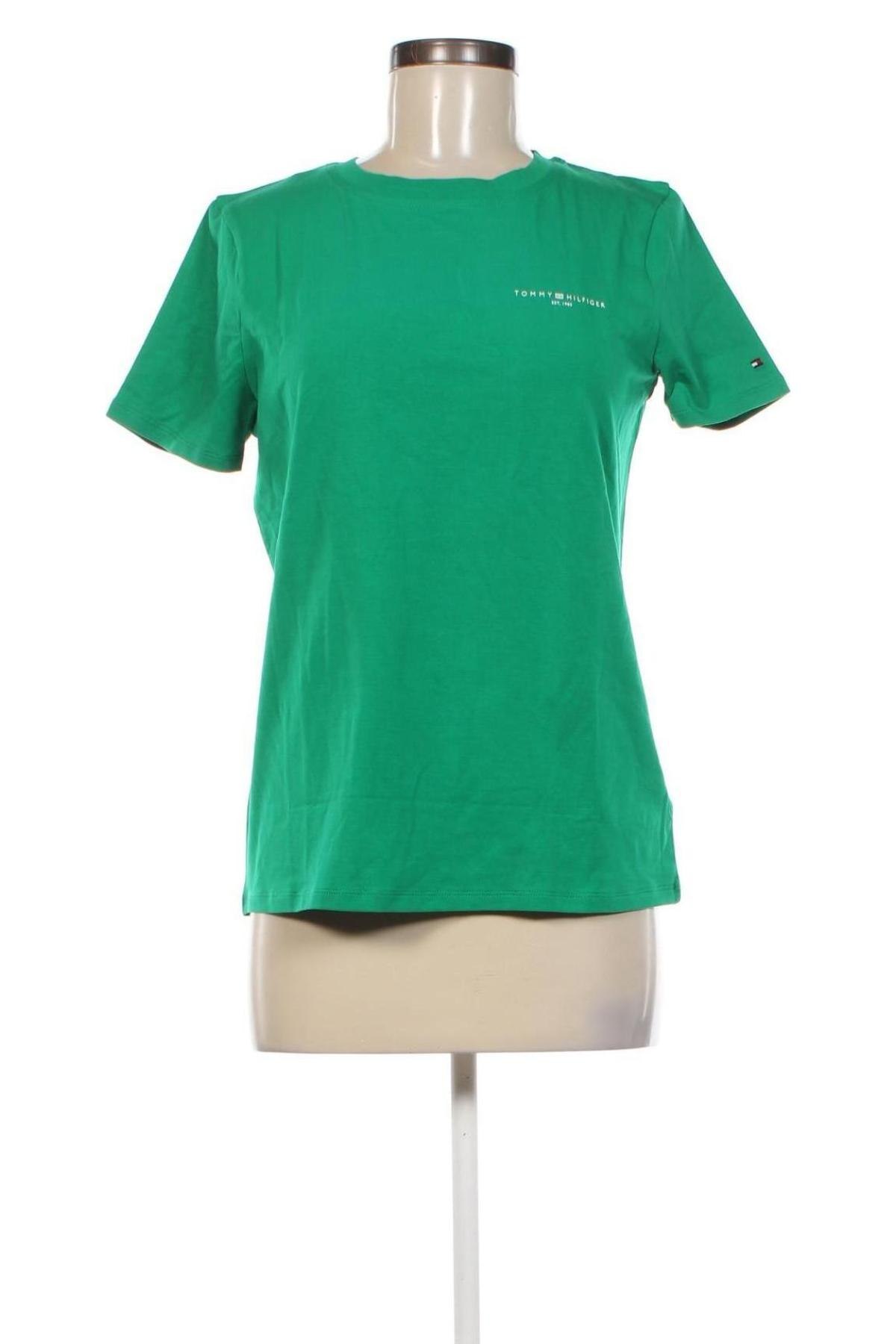 Tricou de femei Tommy Hilfiger, Mărime XS, Culoare Verde, Preț 188,99 Lei