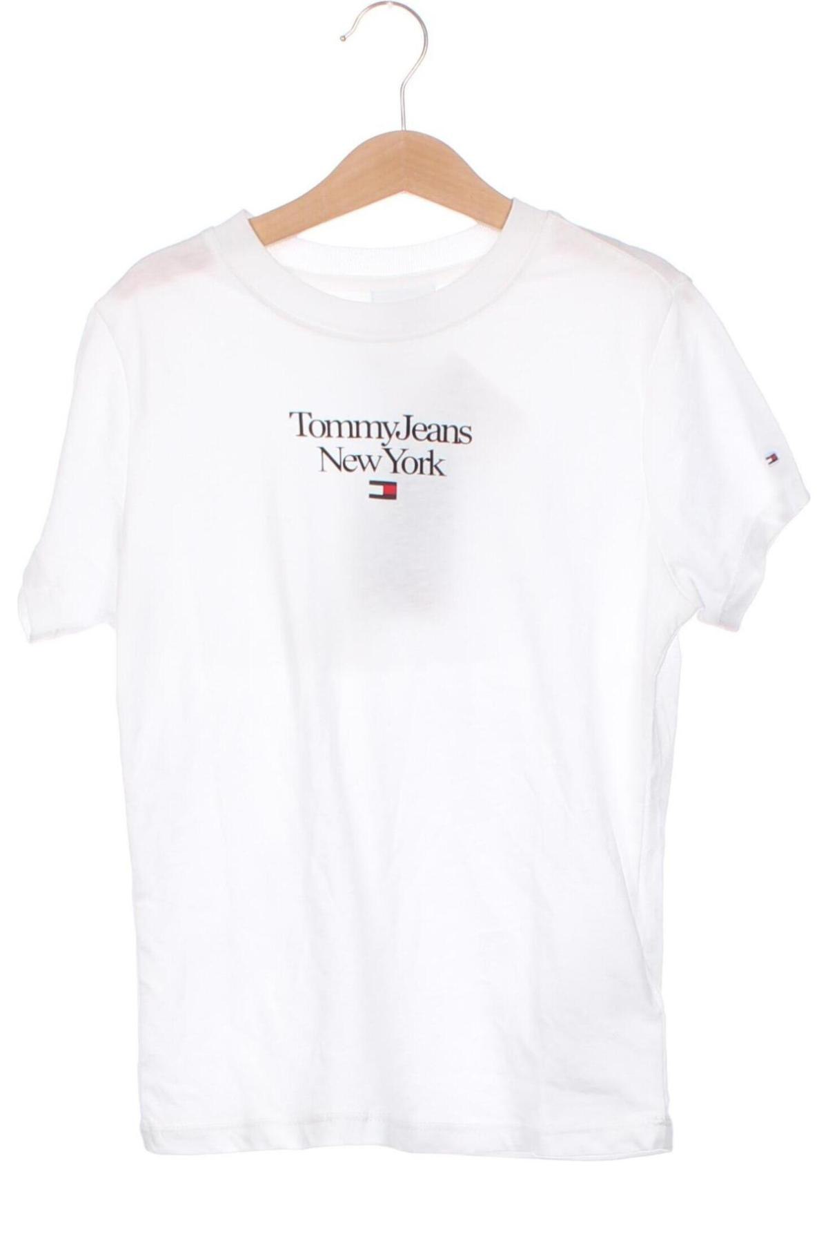 Γυναικείο t-shirt Tommy Jeans, Μέγεθος XS, Χρώμα Λευκό, Τιμή 71,49 €