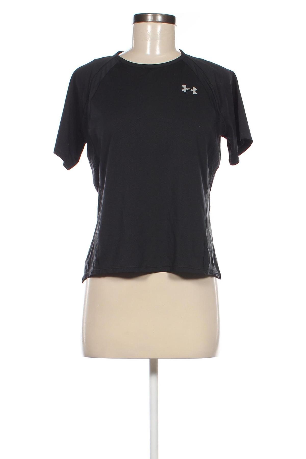 Damen T-Shirt Under Armour, Größe M, Farbe Schwarz, Preis 18,49 €