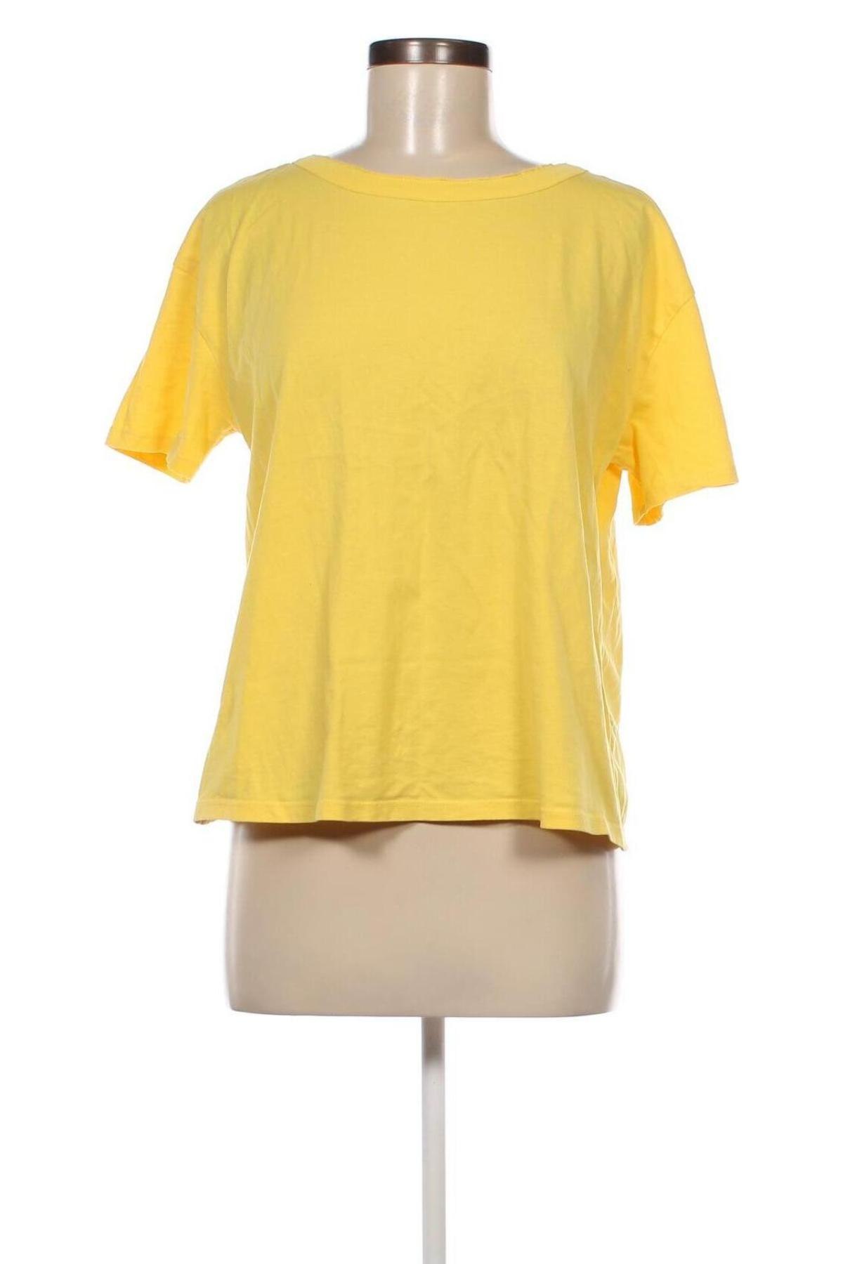 Damen T-Shirt Zara, Größe M, Farbe Gelb, Preis € 5,12