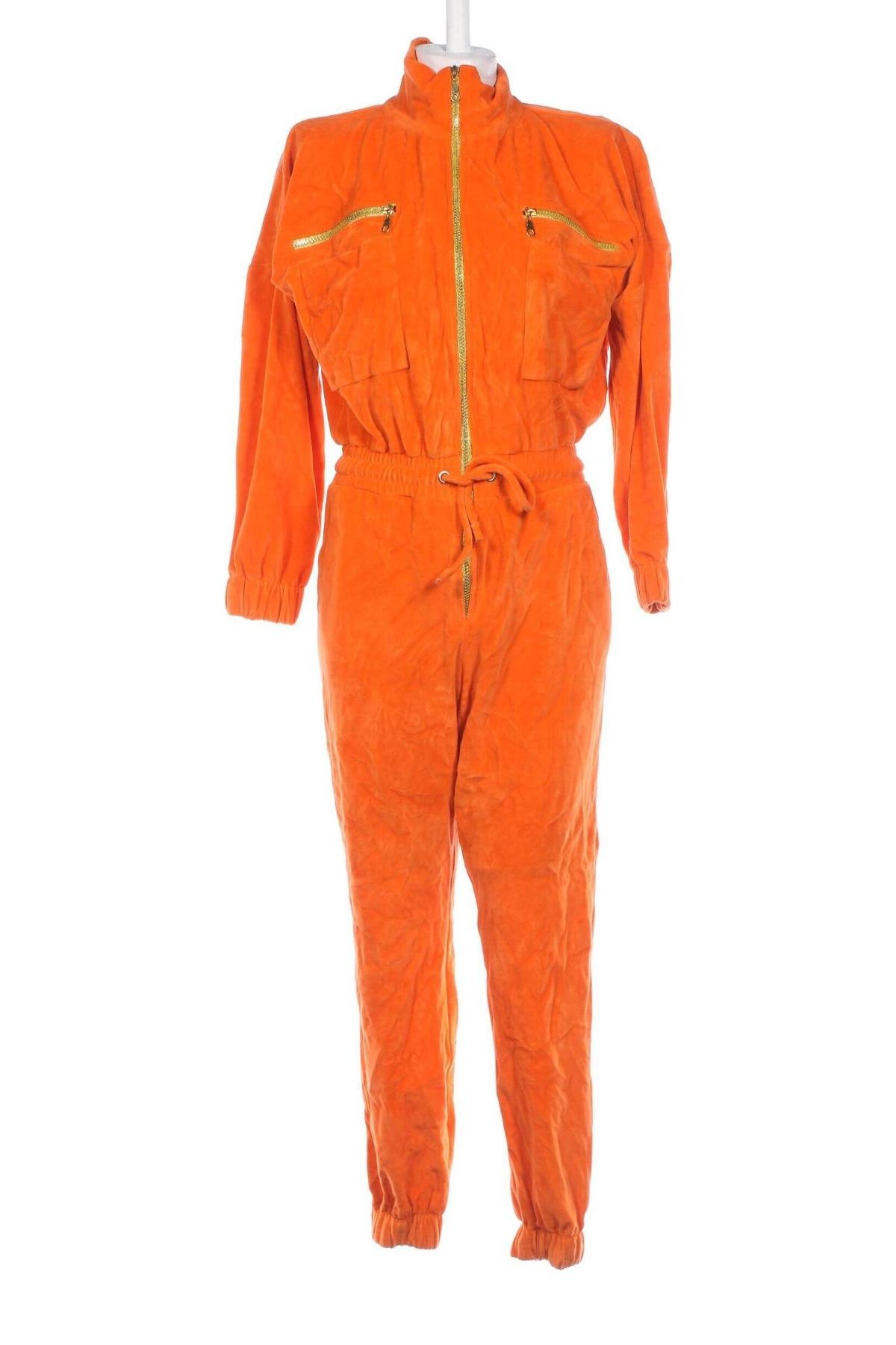 Langer Damen-Overall, Größe M, Farbe Orange, Preis 15,99 €