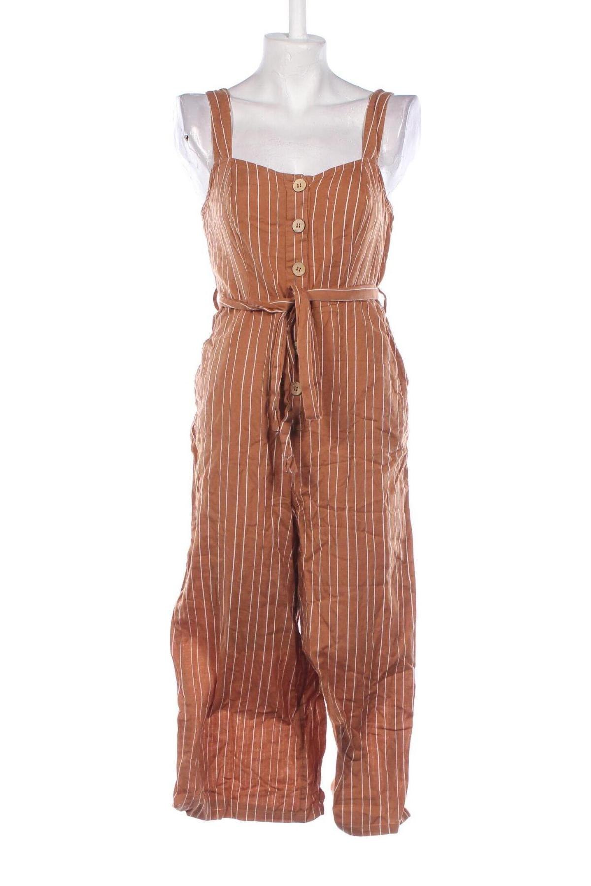 Langer Damen-Overall New Look, Größe M, Farbe Braun, Preis € 8,90