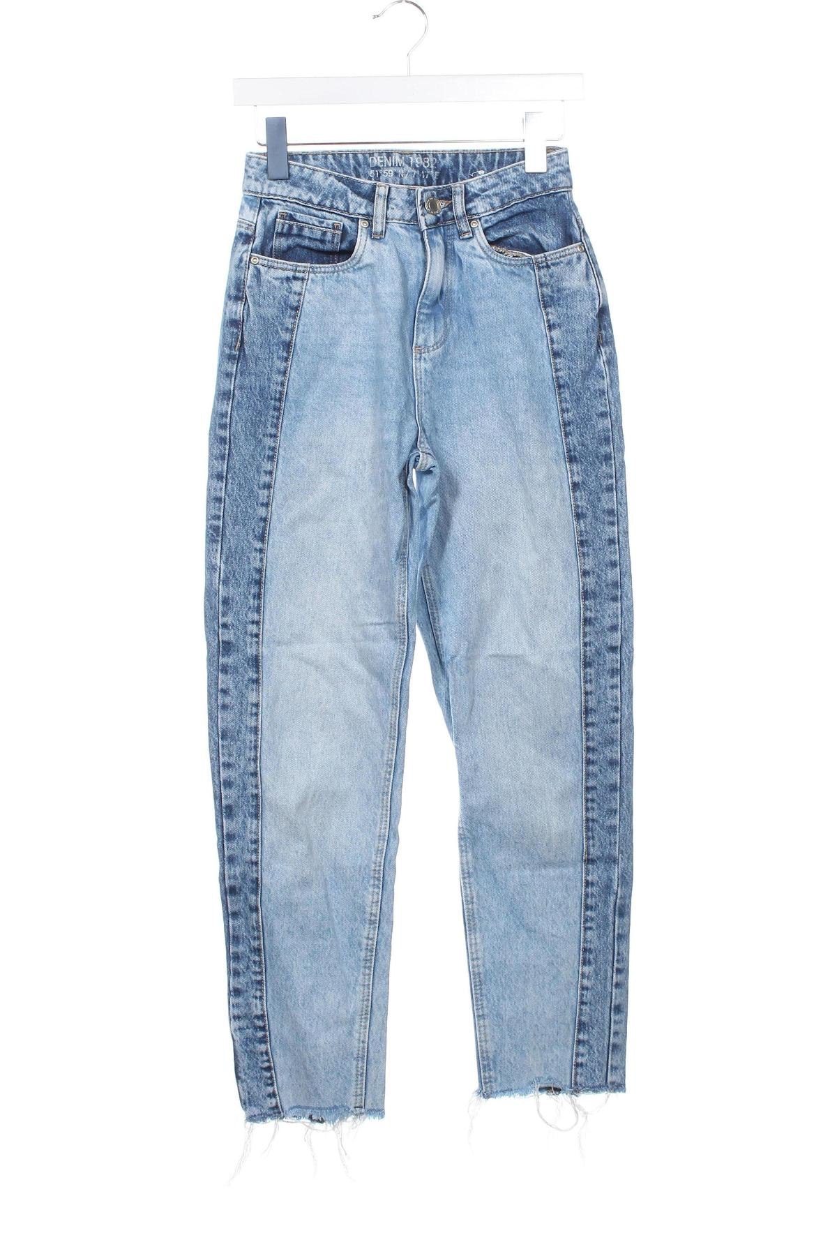 Blugi de femei Denim 1982, Mărime XS, Culoare Albastru, Preț 44,99 Lei