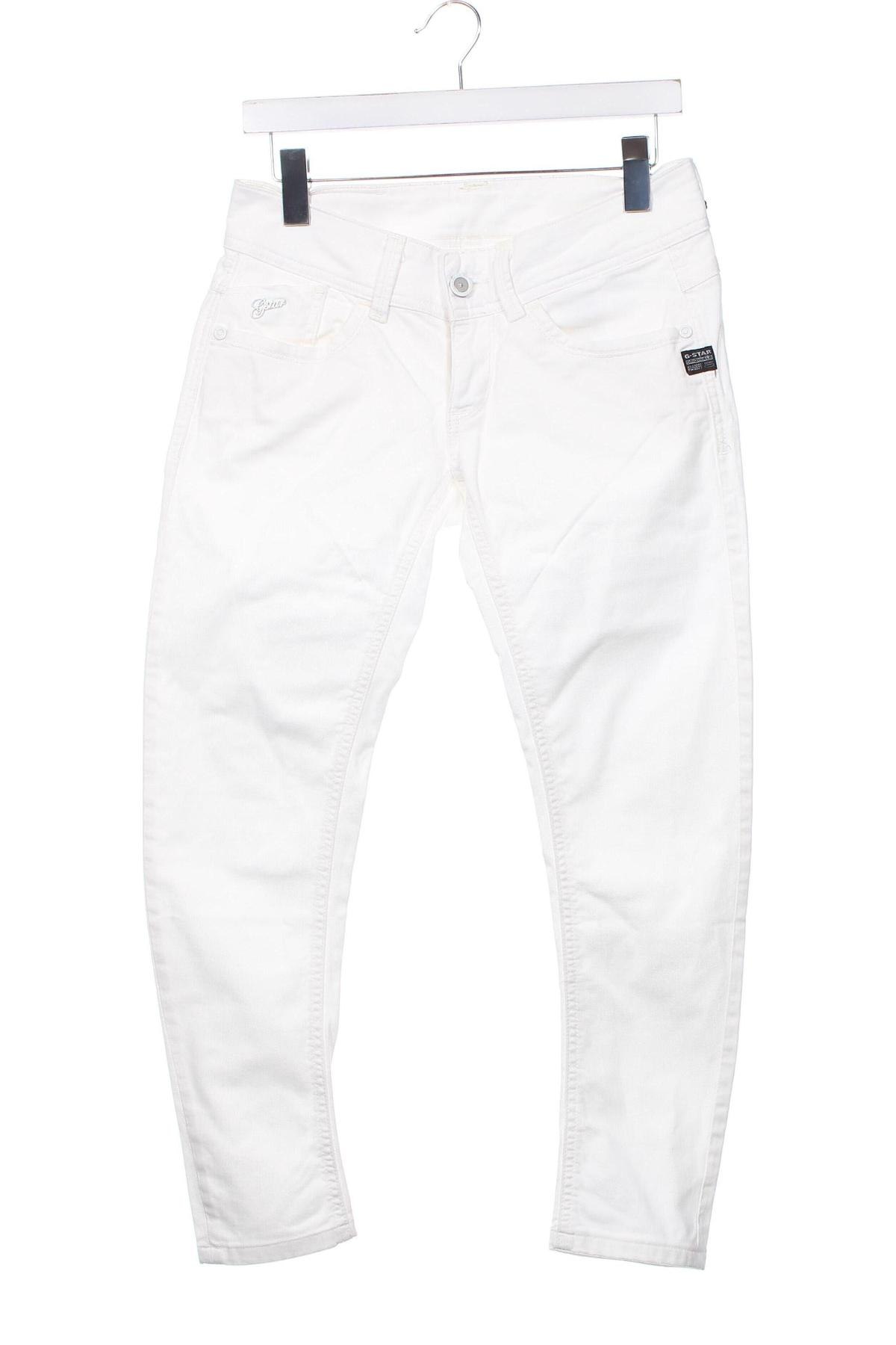 Damskie jeansy G-Star Raw, Rozmiar M, Kolor Biały, Cena 250,92 zł