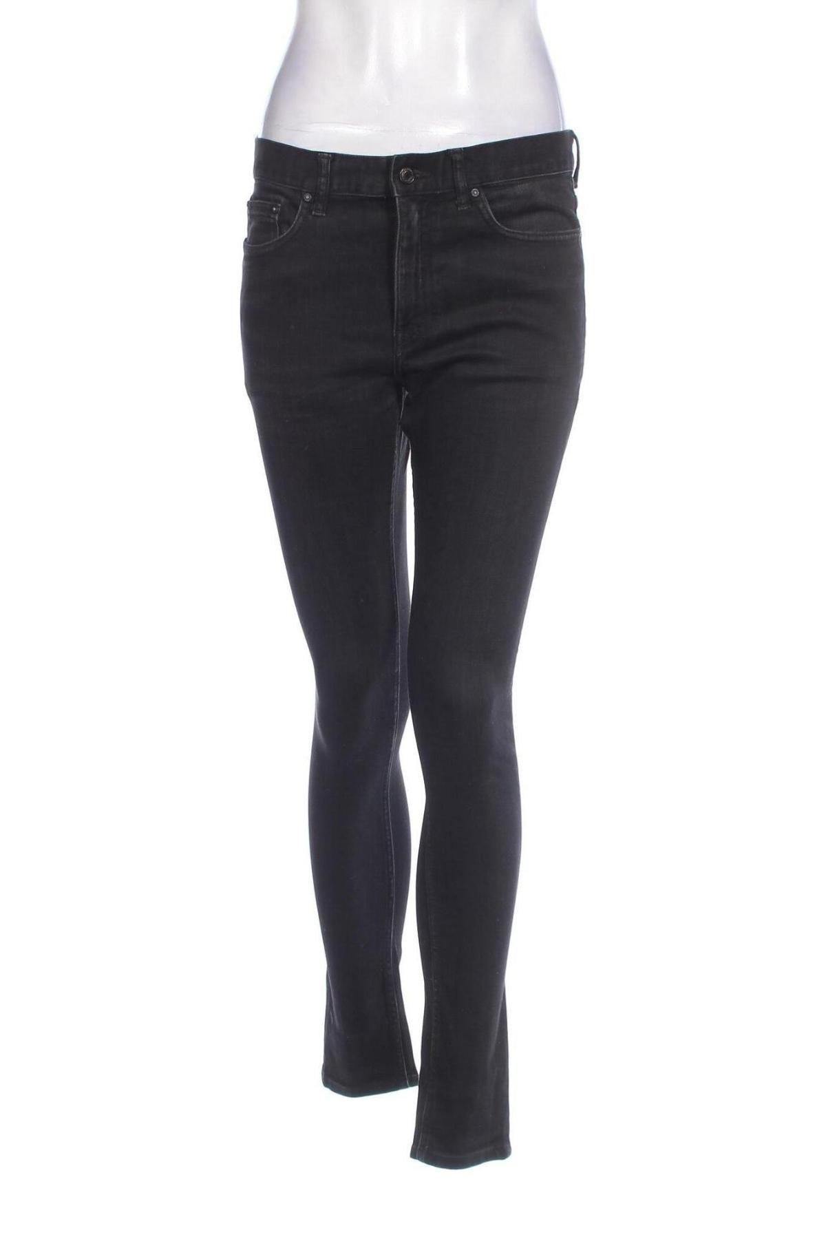 Damskie jeansy H&M, Rozmiar M, Kolor Czarny, Cena 26,99 zł