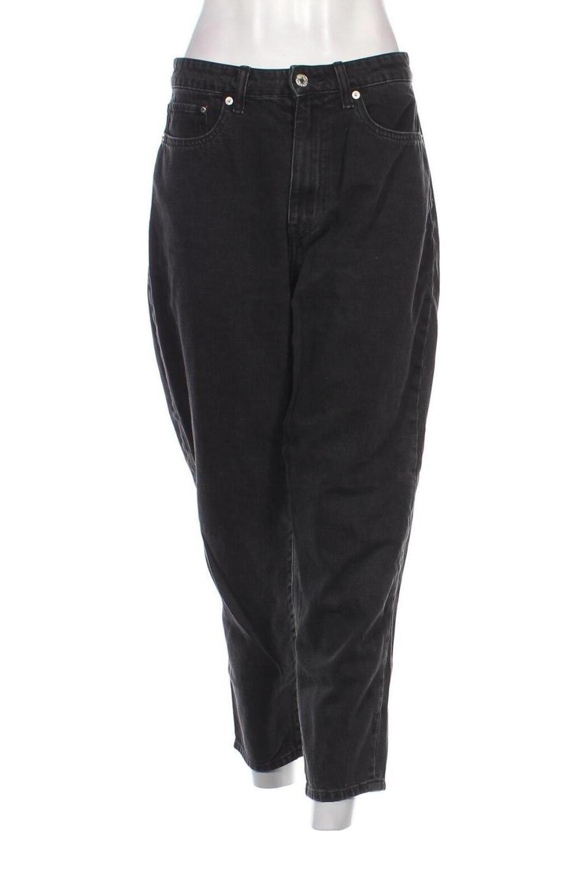 Blugi de femei H&M, Mărime L, Culoare Negru, Preț 51,99 Lei