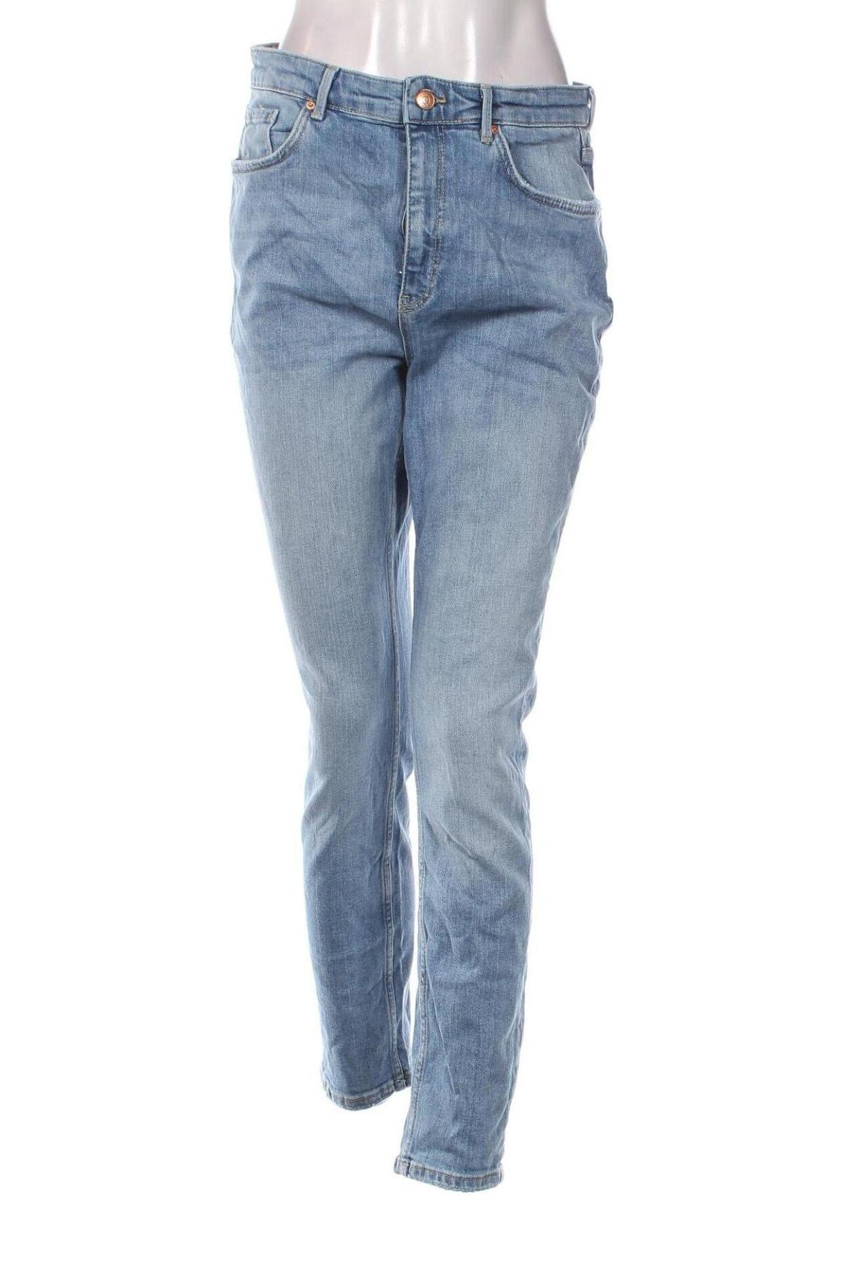 Damskie jeansy Perfect Jeans By Gina Tricot, Rozmiar L, Kolor Niebieski, Cena 43,99 zł