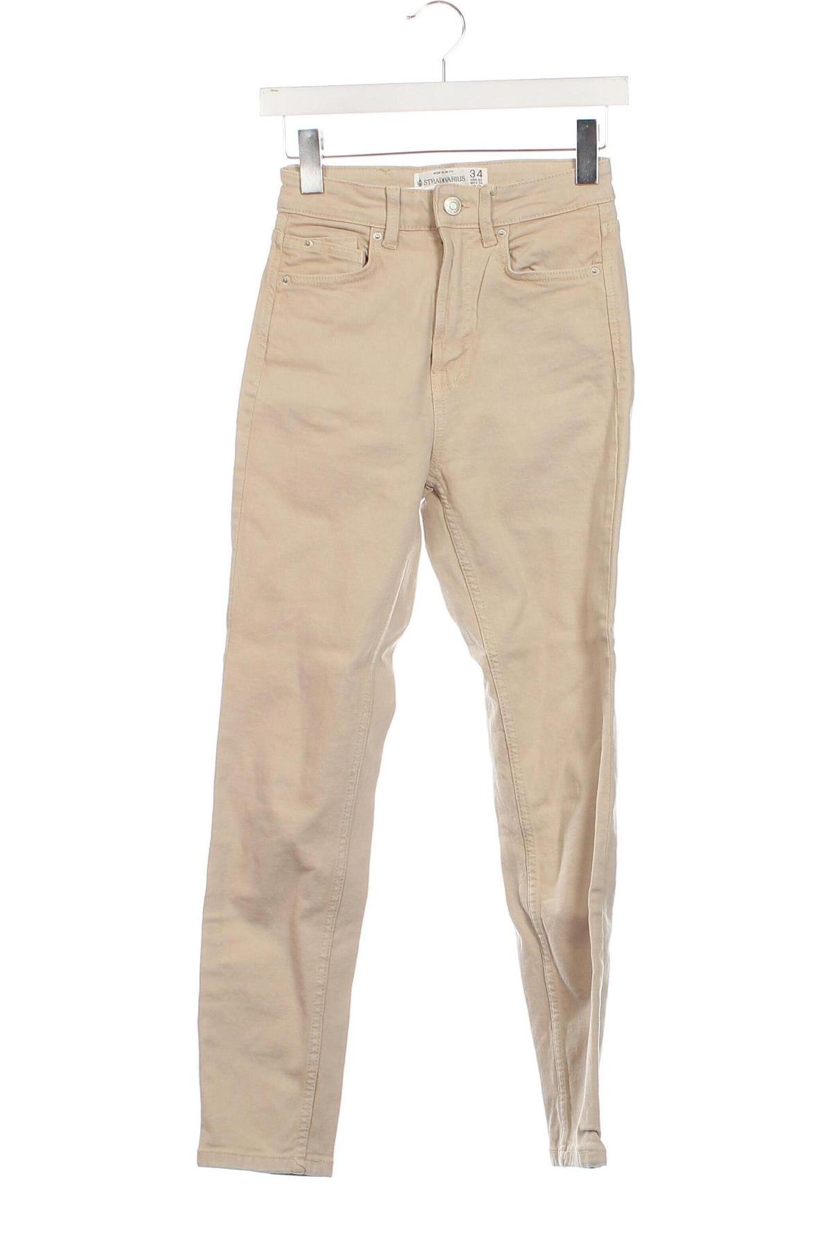 Damen Jeans Stradivarius, Größe XS, Farbe Beige, Preis € 14,57