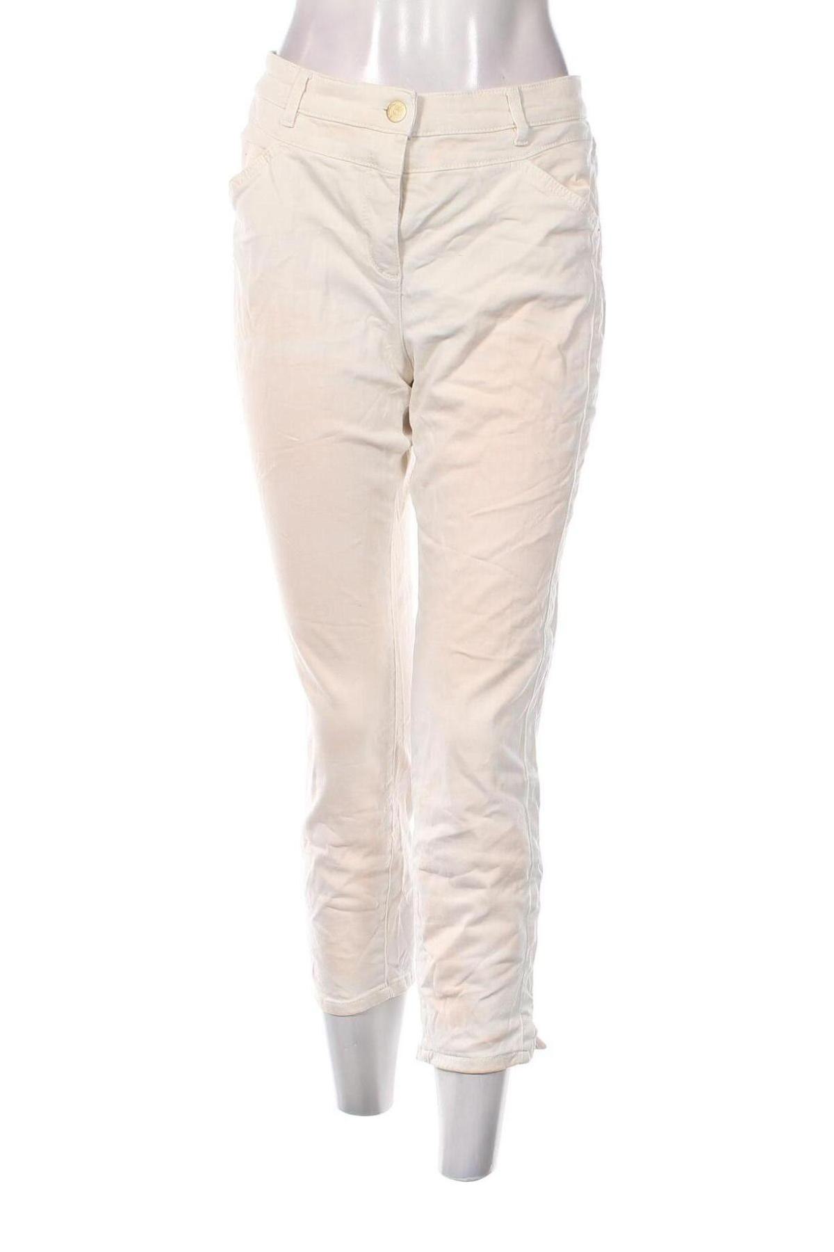 Damen Jeans Toni, Größe M, Farbe Ecru, Preis 28,99 €