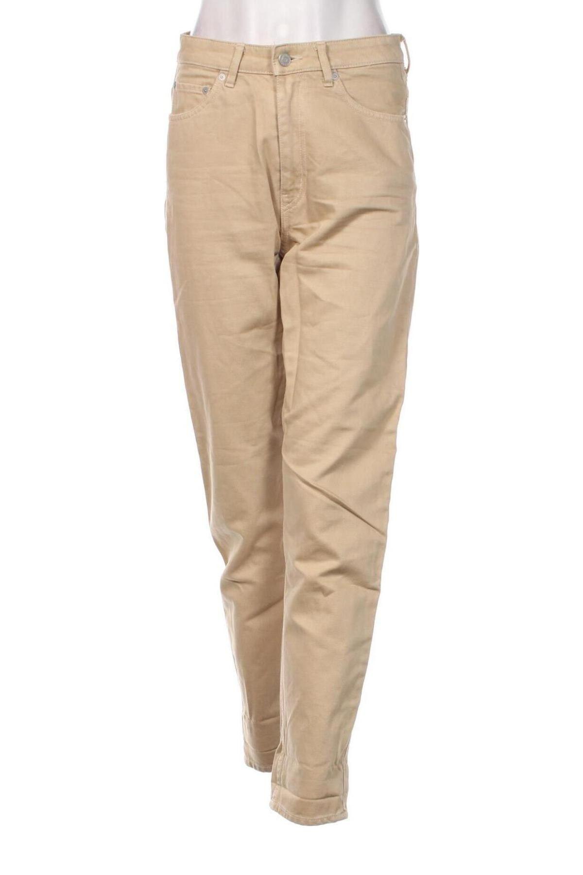 Damen Jeans Weekday, Größe M, Farbe Beige, Preis € 14,99