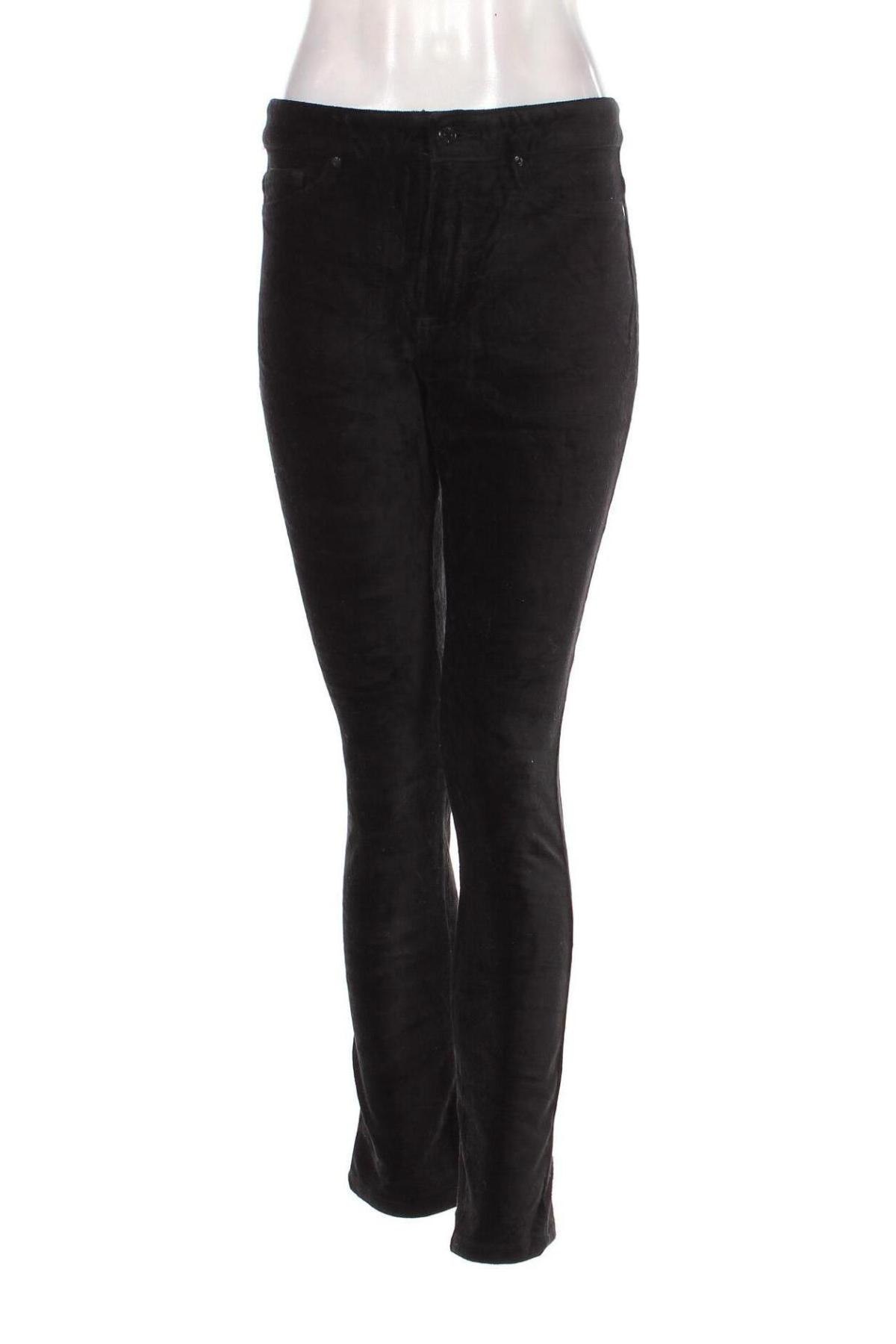 Pantaloni de velvet de femei Gloria Vanderbilt, Mărime M, Culoare Negru, Preț 19,99 Lei