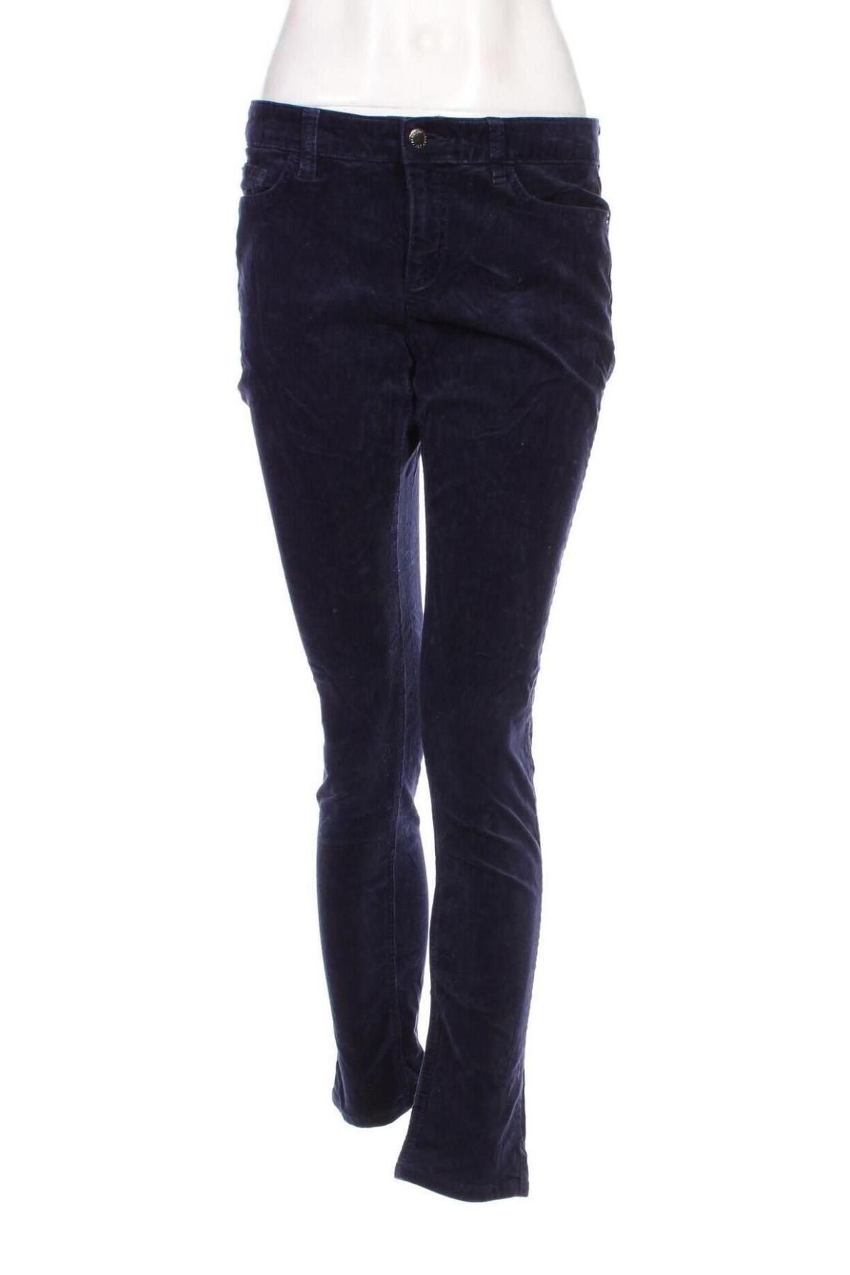 Pantaloni de velvet de femei Joe Fresh, Mărime M, Culoare Albastru, Preț 21,99 Lei