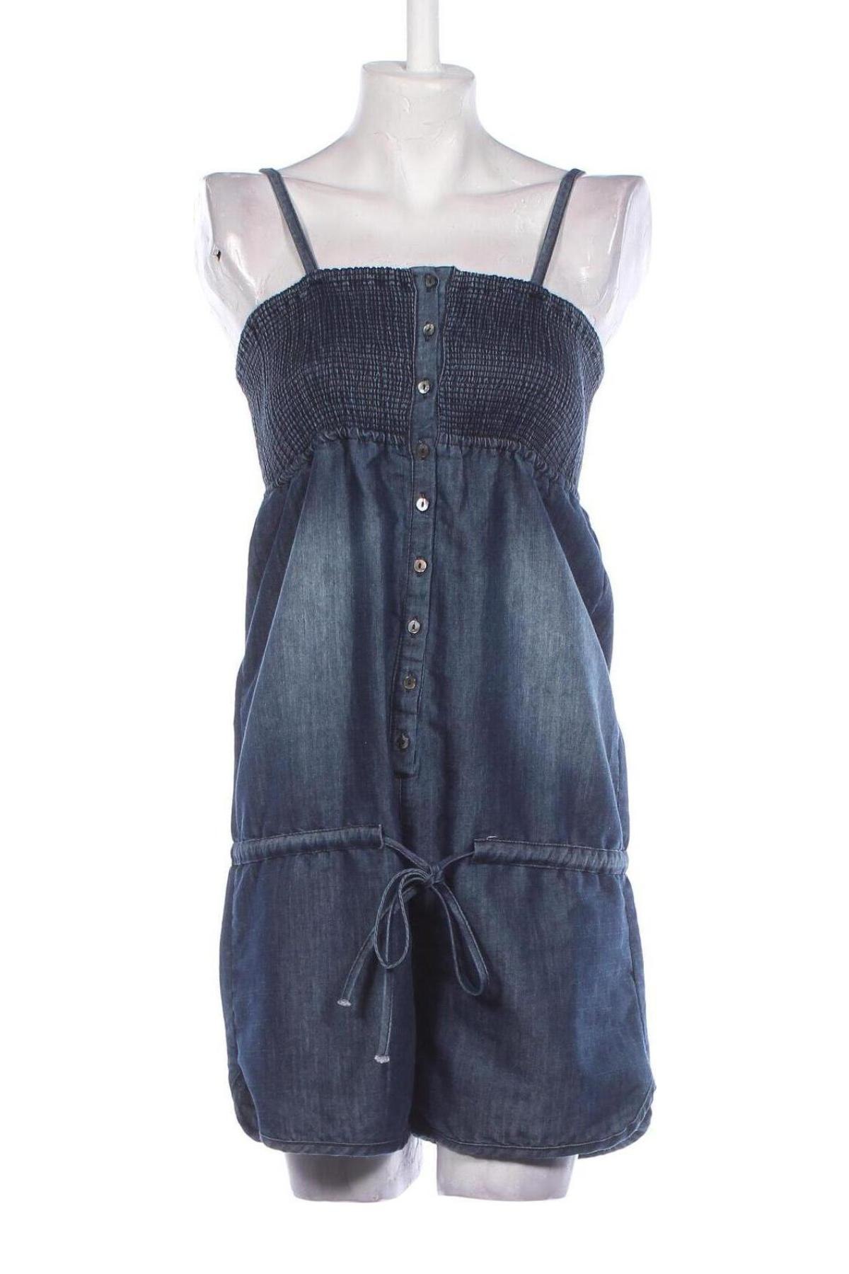 Kurzer Damenoverall Denim Co., Größe M, Farbe Blau, Preis € 11,99