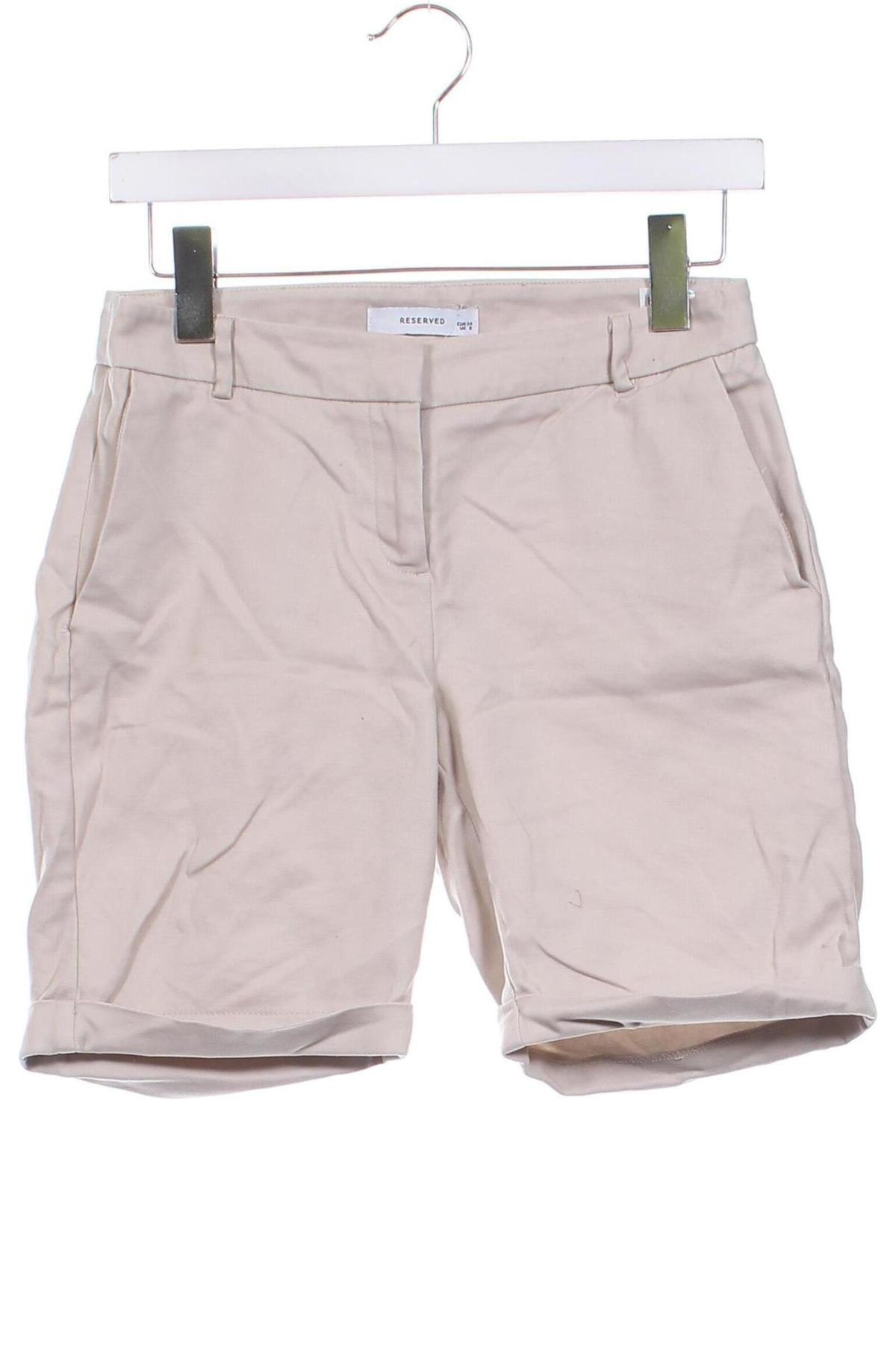 Damen Shorts Reserved, Größe XS, Farbe Beige, Preis 5,99 €