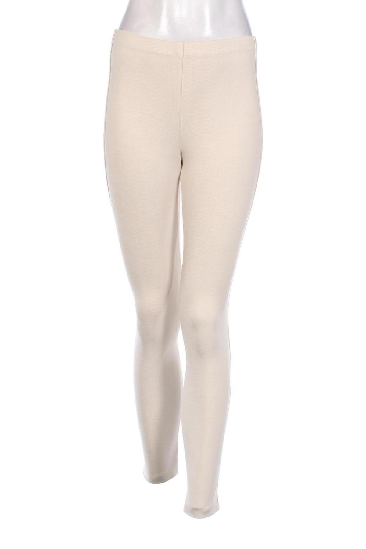 Damen Leggings, Größe M, Farbe Beige, Preis 5,99 €