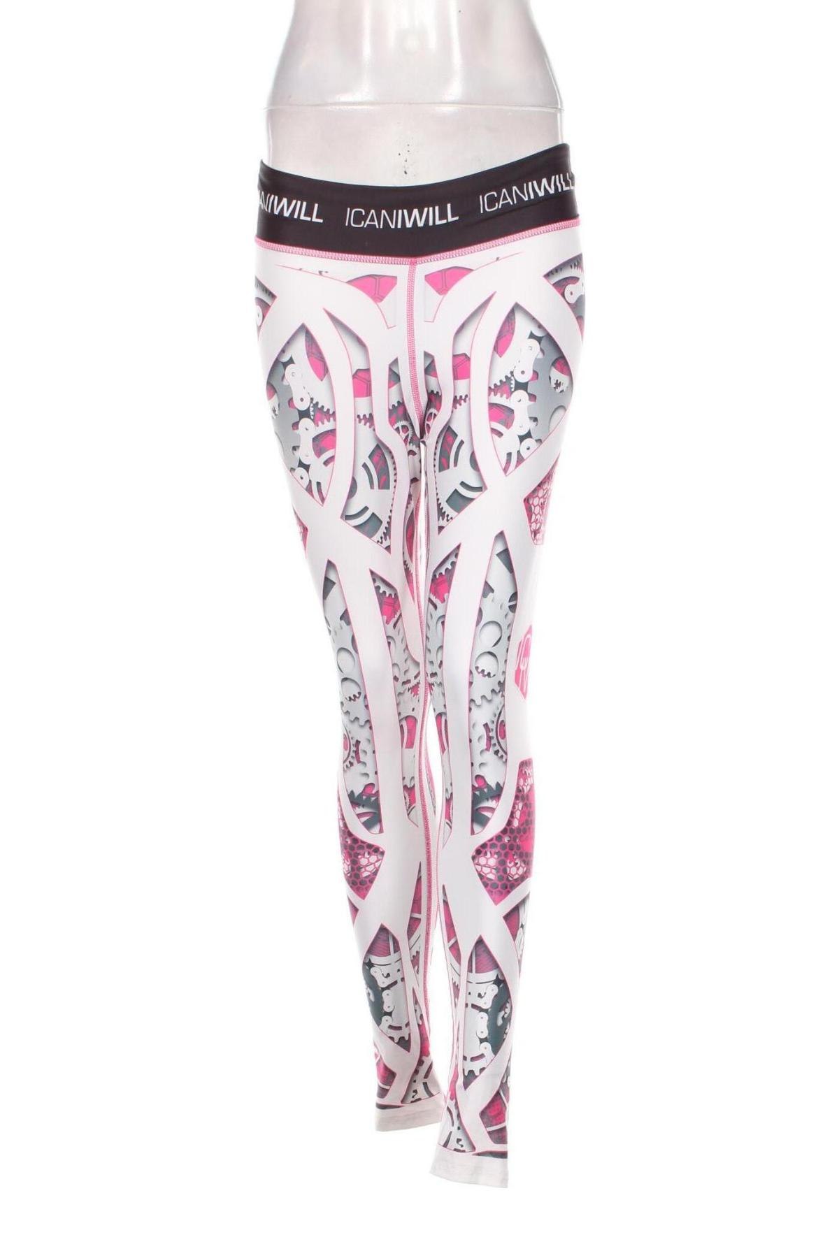 Damskie legginsy ICANIWILL, Rozmiar L, Kolor Kolorowy, Cena 39,99 zł