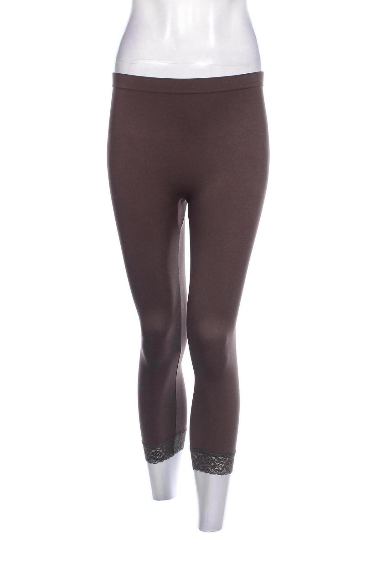 Damskie legginsy Jolinesse, Rozmiar M, Kolor Brązowy, Cena 33,99 zł