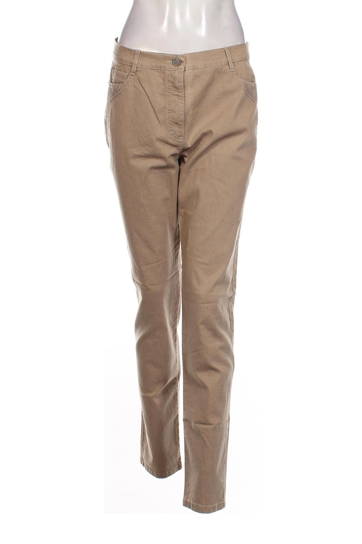 Damenhose Betty Barclay, Größe L, Farbe Beige, Preis 22,49 €