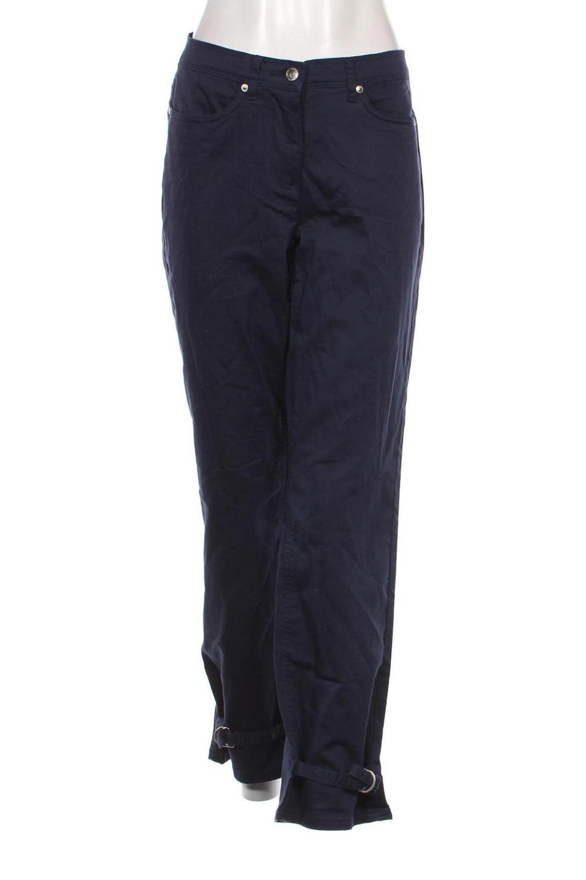 Pantaloni de femei Bpc Bonprix Collection, Mărime M, Culoare Albastru, Preț 33,99 Lei