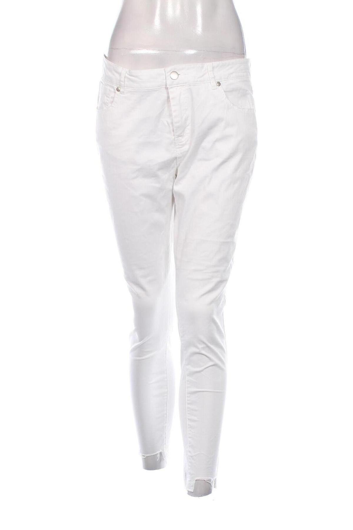 Pantaloni de femei Fashion Express, Mărime M, Culoare Alb, Preț 40,99 Lei