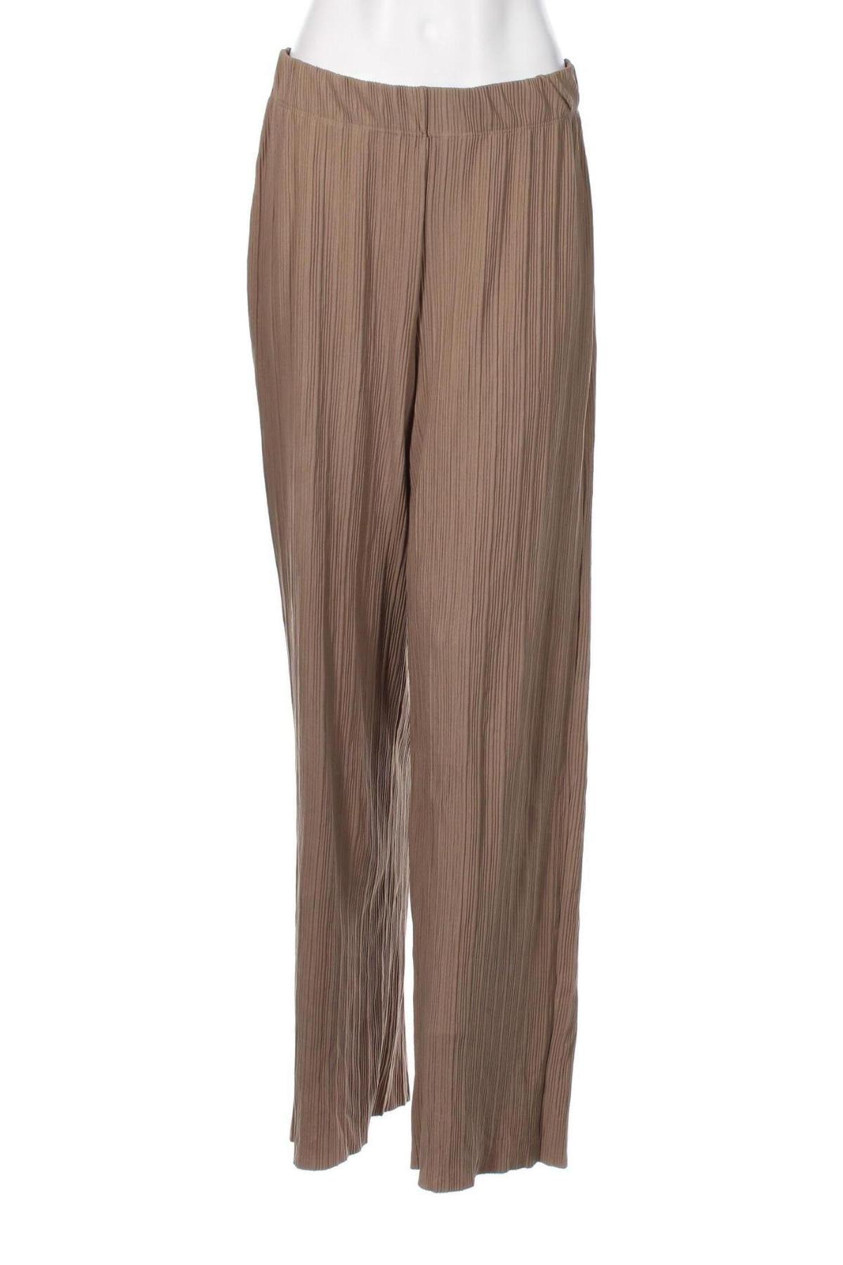 Damenhose Gina Tricot, Größe L, Farbe Beige, Preis 9,99 €