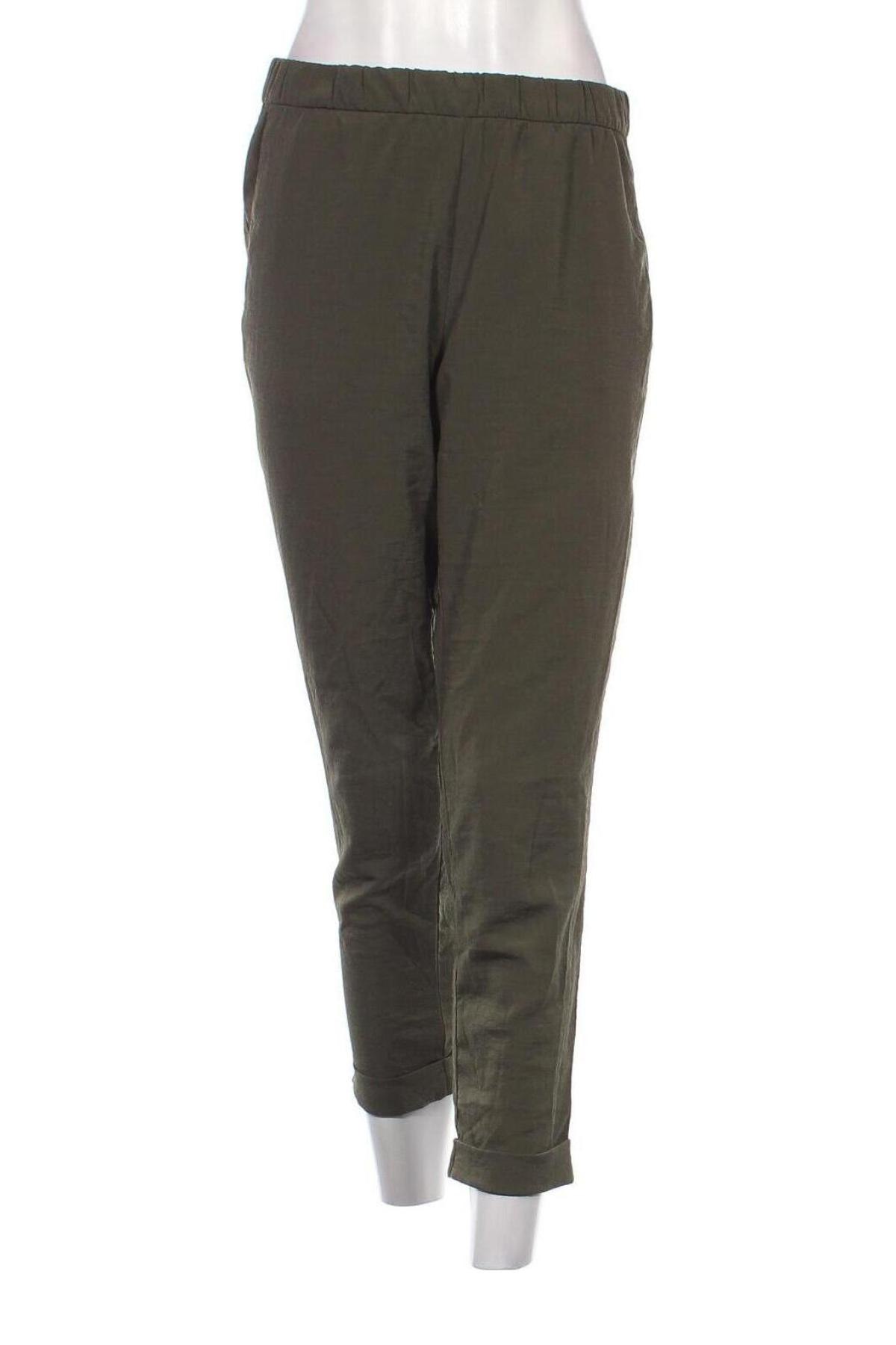 Pantaloni de femei H&M Conscious Collection, Mărime M, Culoare Verde, Preț 74,81 Lei