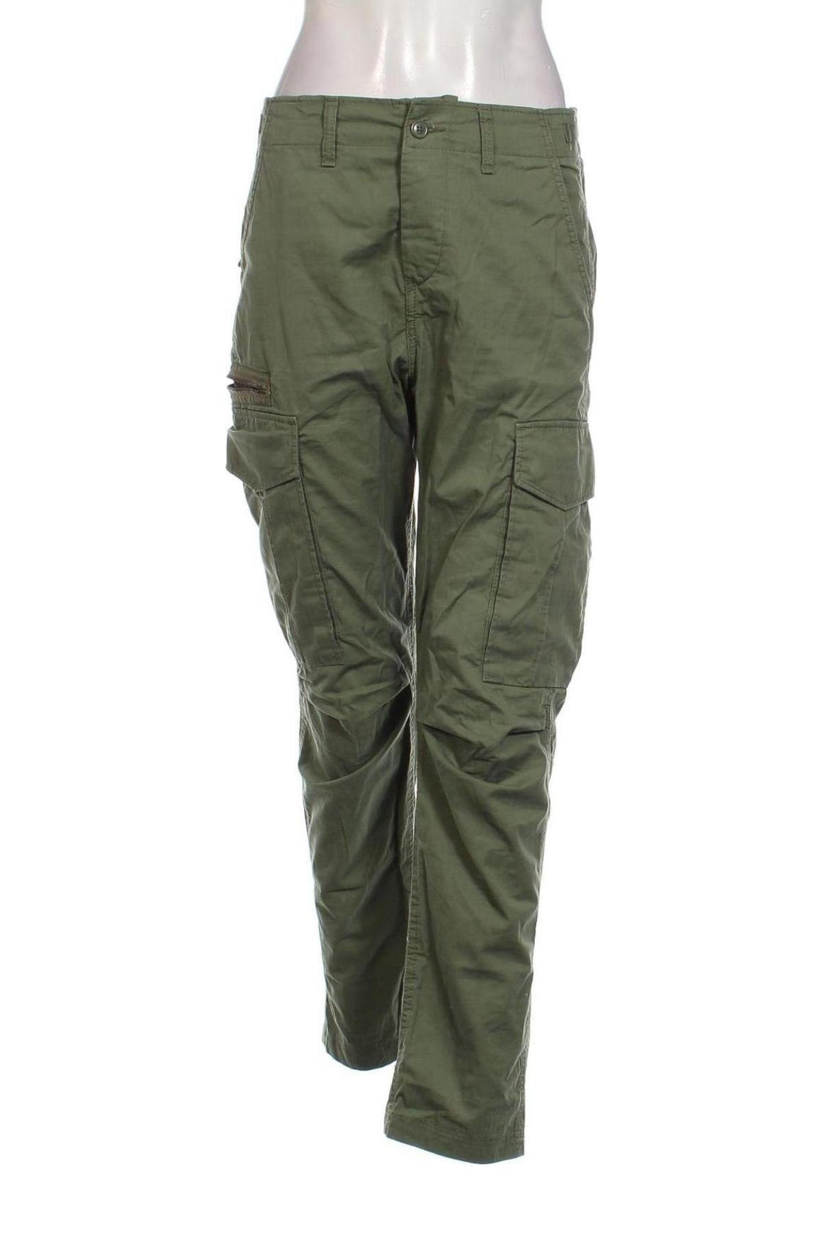 Pantaloni de femei H&M L.O.G.G., Mărime M, Culoare Verde, Preț 48,99 Lei