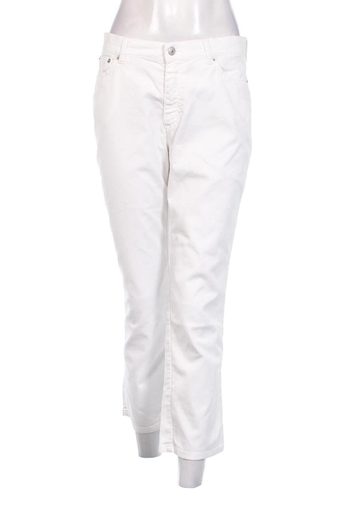 Pantaloni de femei Henry Cotton's, Mărime XL, Culoare Alb, Preț 79,99 Lei