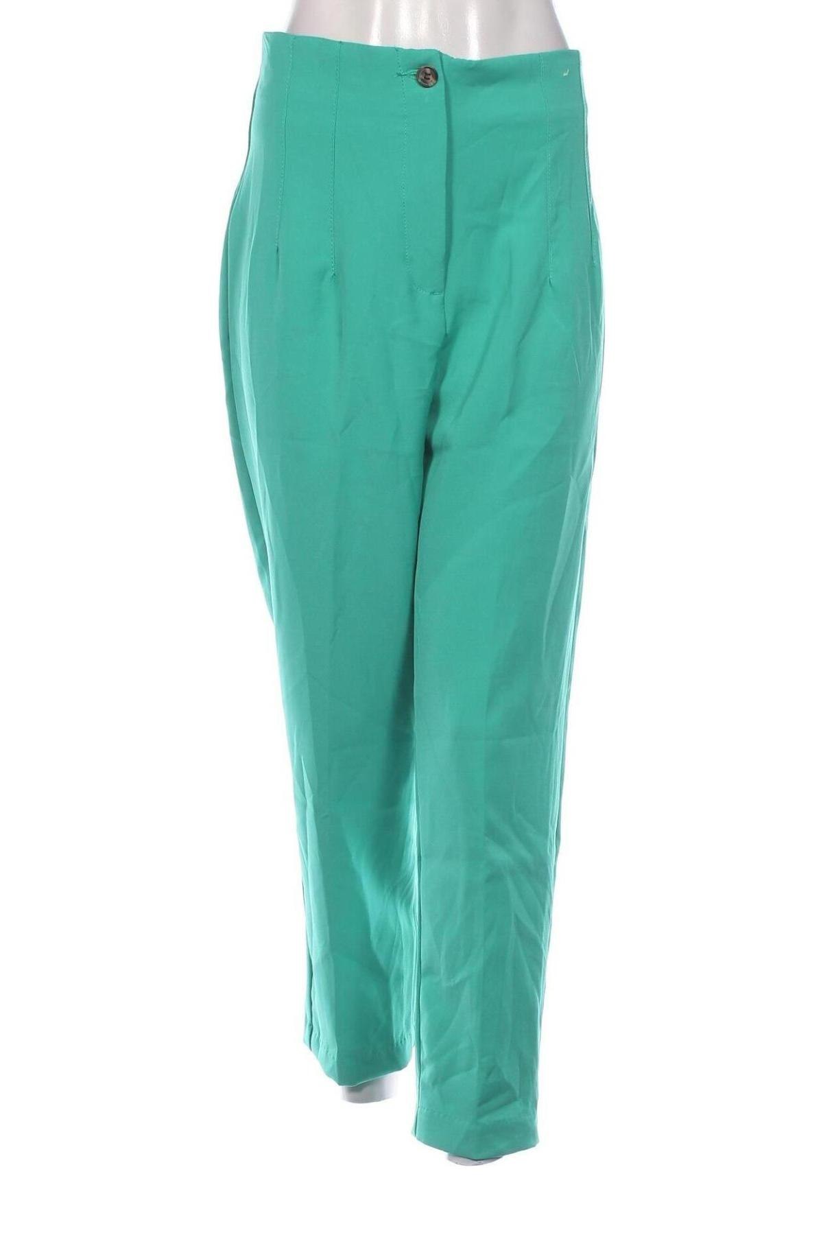 Pantaloni de femei Lefties, Mărime L, Culoare Verde, Preț 48,99 Lei