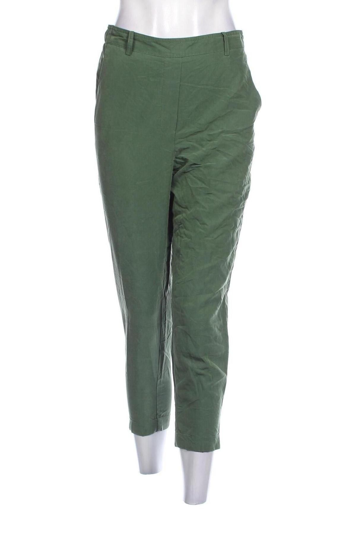 Pantaloni de femei Mango, Mărime S, Culoare Verde, Preț 95,99 Lei