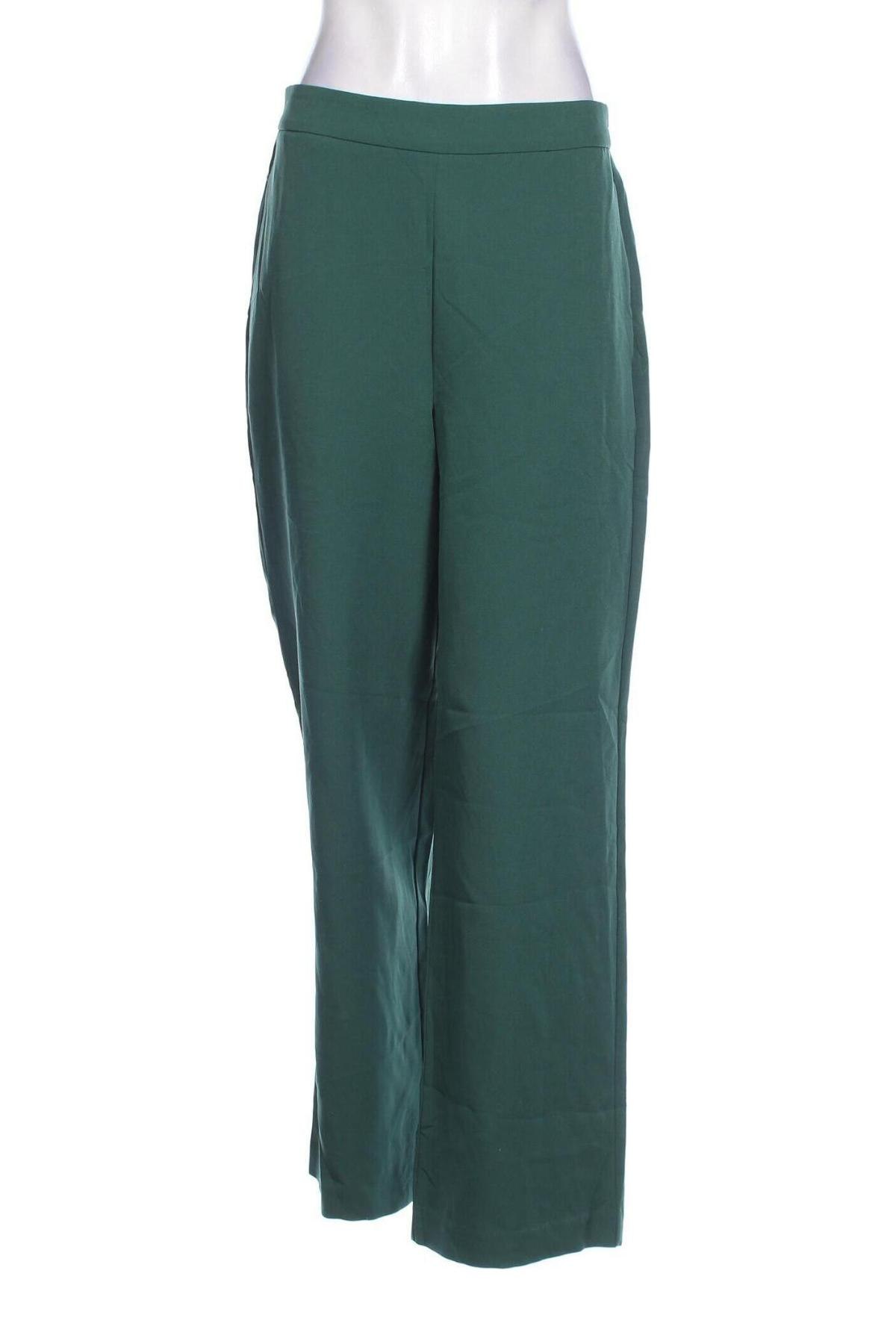 Pantaloni de femei Pieces, Mărime L, Culoare Verde, Preț 44,99 Lei