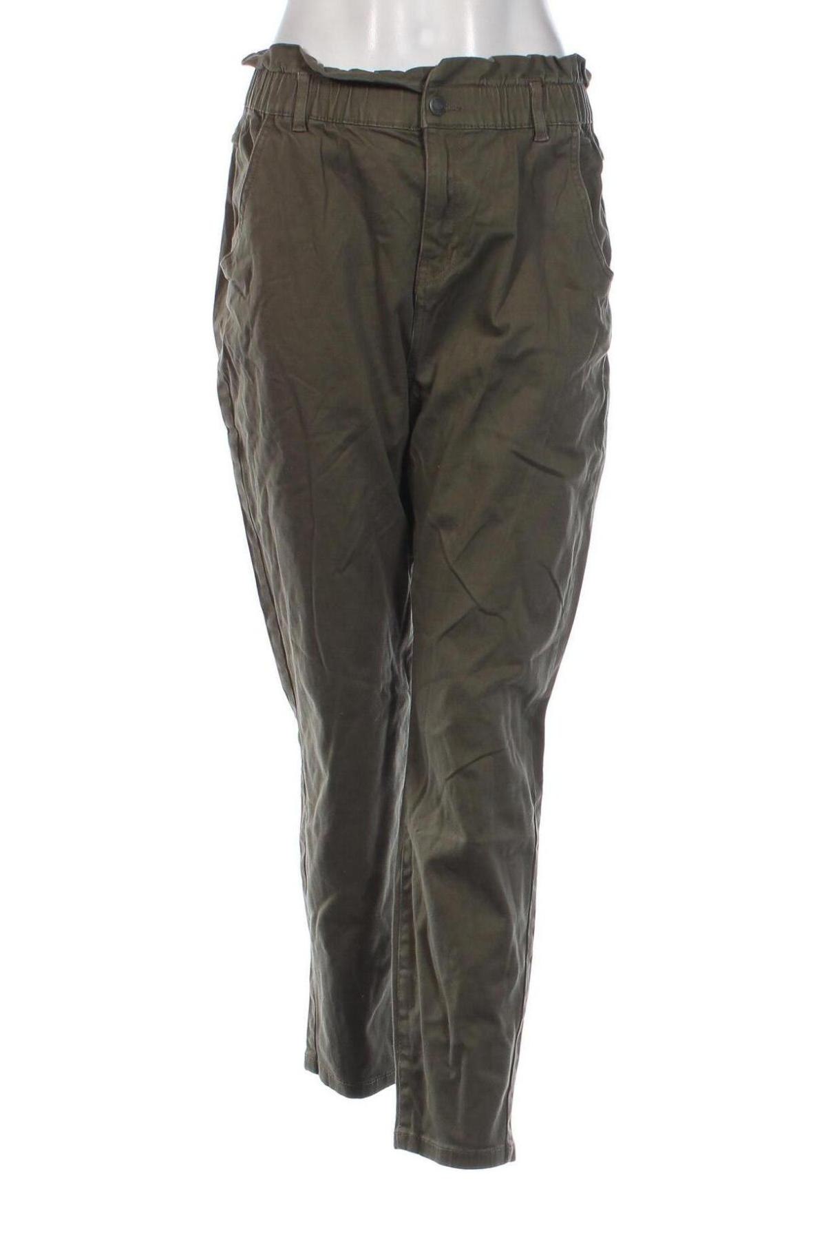 Pantaloni de femei Reserved, Mărime L, Culoare Verde, Preț 33,99 Lei