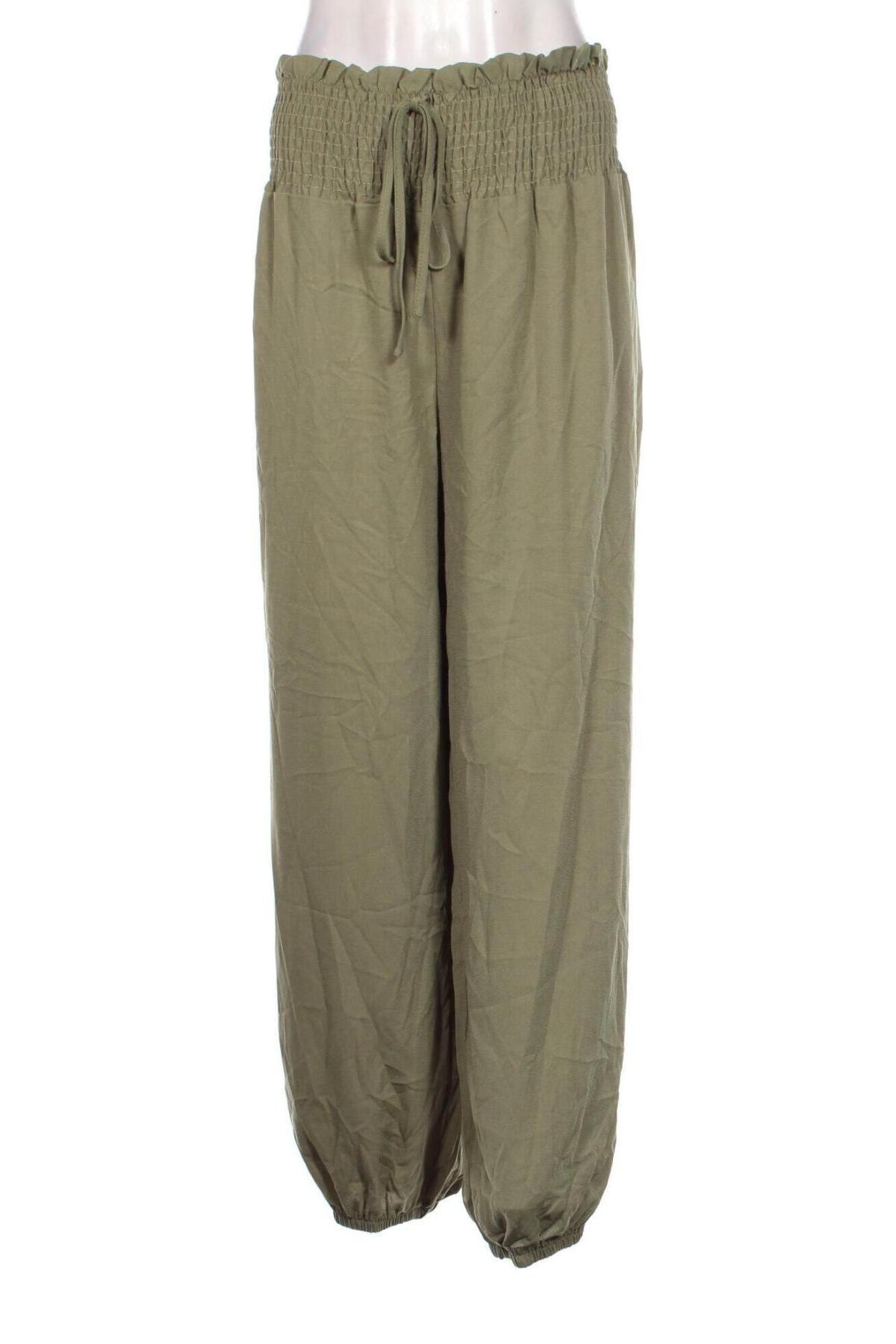 Pantaloni de femei SHEIN, Mărime XL, Culoare Verde, Preț 48,99 Lei