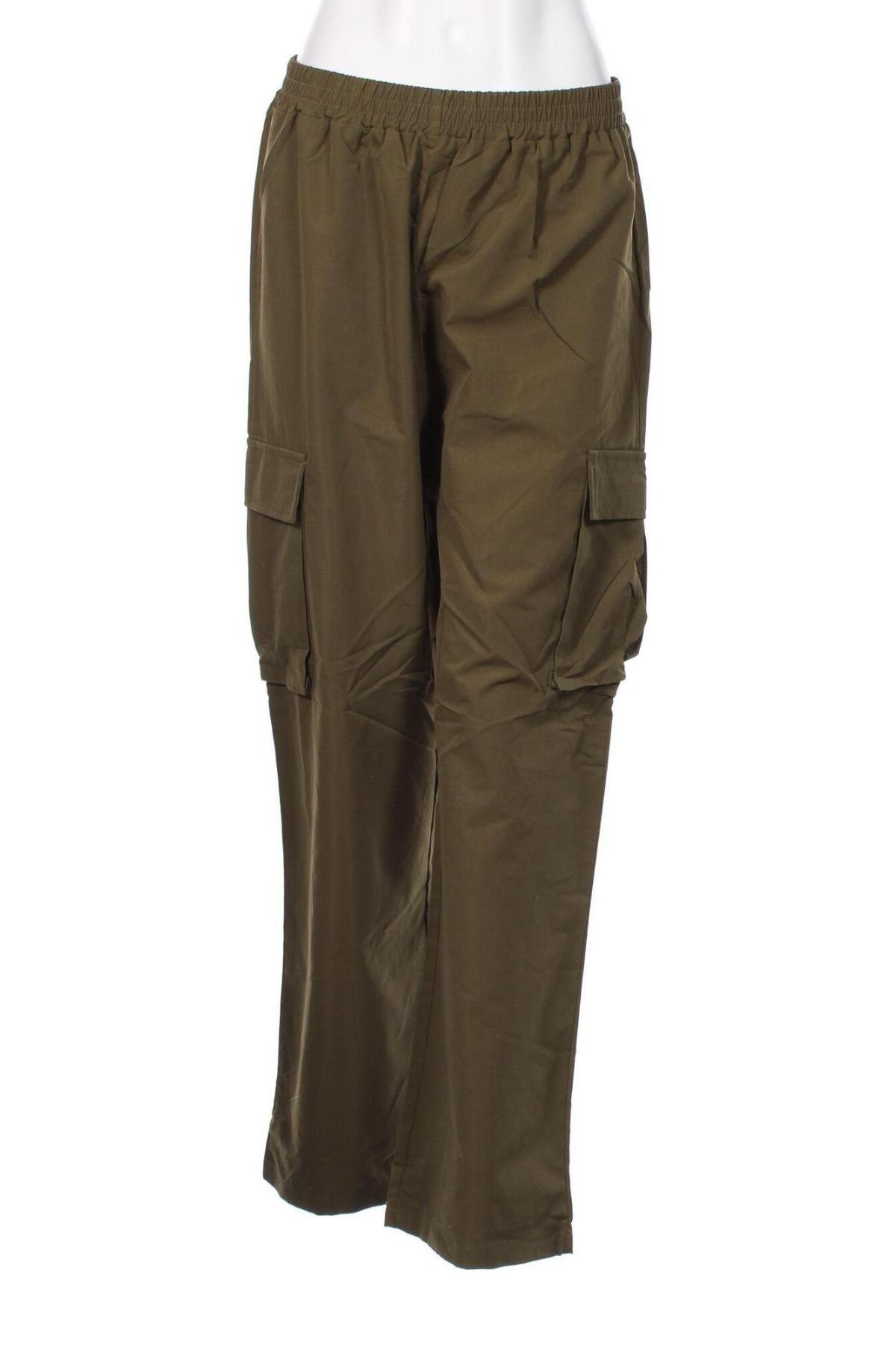 Pantaloni de femei SHEIN, Mărime L, Culoare Verde, Preț 53,99 Lei