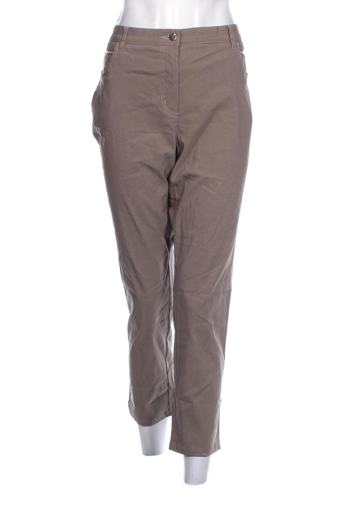 Pantaloni de femei Stehmann, Mărime XL, Culoare Bej, Preț 67,99 Lei