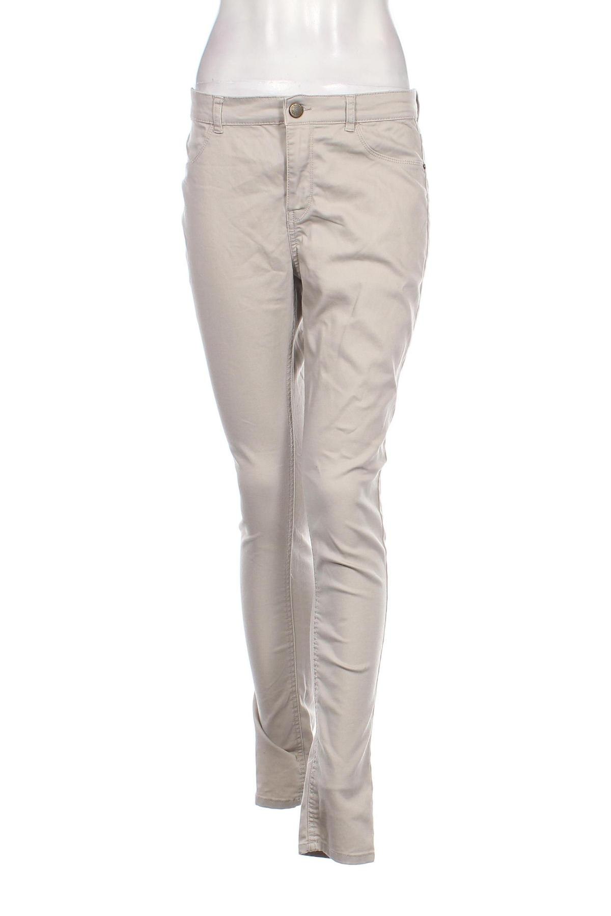 Damenhose Terranova, Größe L, Farbe Beige, Preis 8,99 €