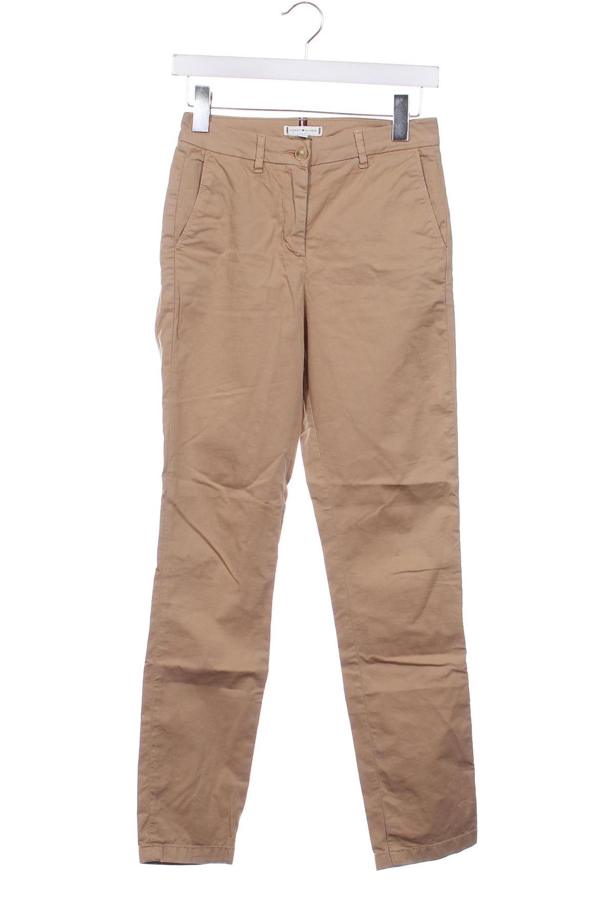 Damenhose Tommy Hilfiger, Größe XXS, Farbe Beige, Preis 27,99 €