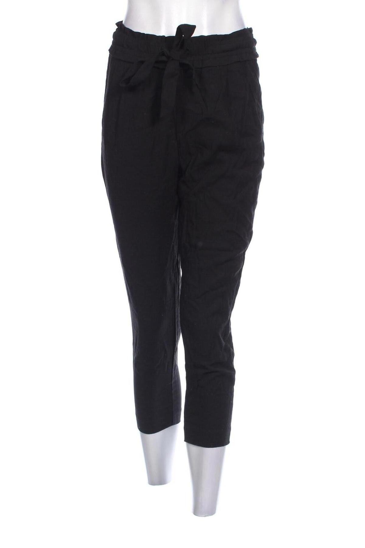 Pantaloni de femei Zara Trafaluc, Mărime S, Culoare Negru, Preț 57,99 Lei