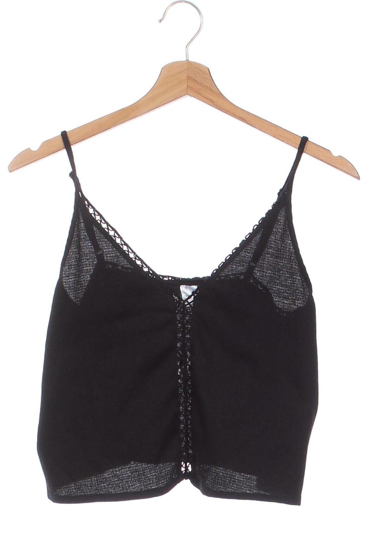 Damentop H&M Divided, Größe XS, Farbe Schwarz, Preis 5,49 €