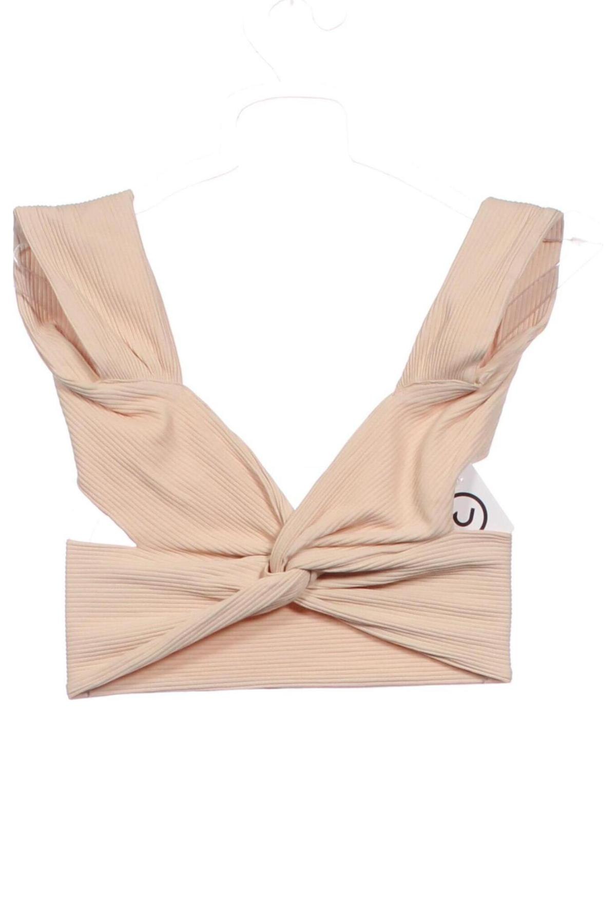 Damentop SHEIN, Größe XXS, Farbe Beige, Preis 5,49 €