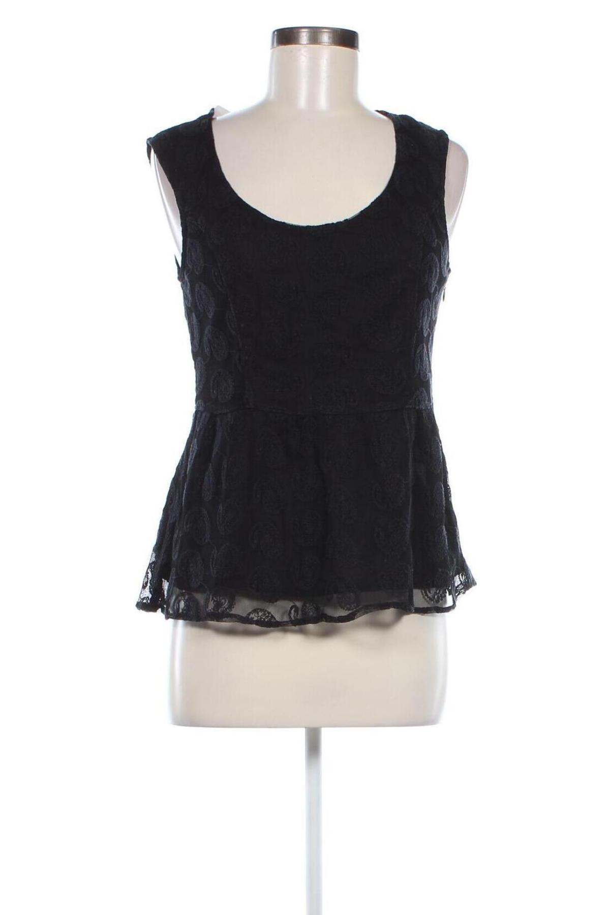 Tricou de damă Stradivarius, Mărime L, Culoare Negru, Preț 26,99 Lei